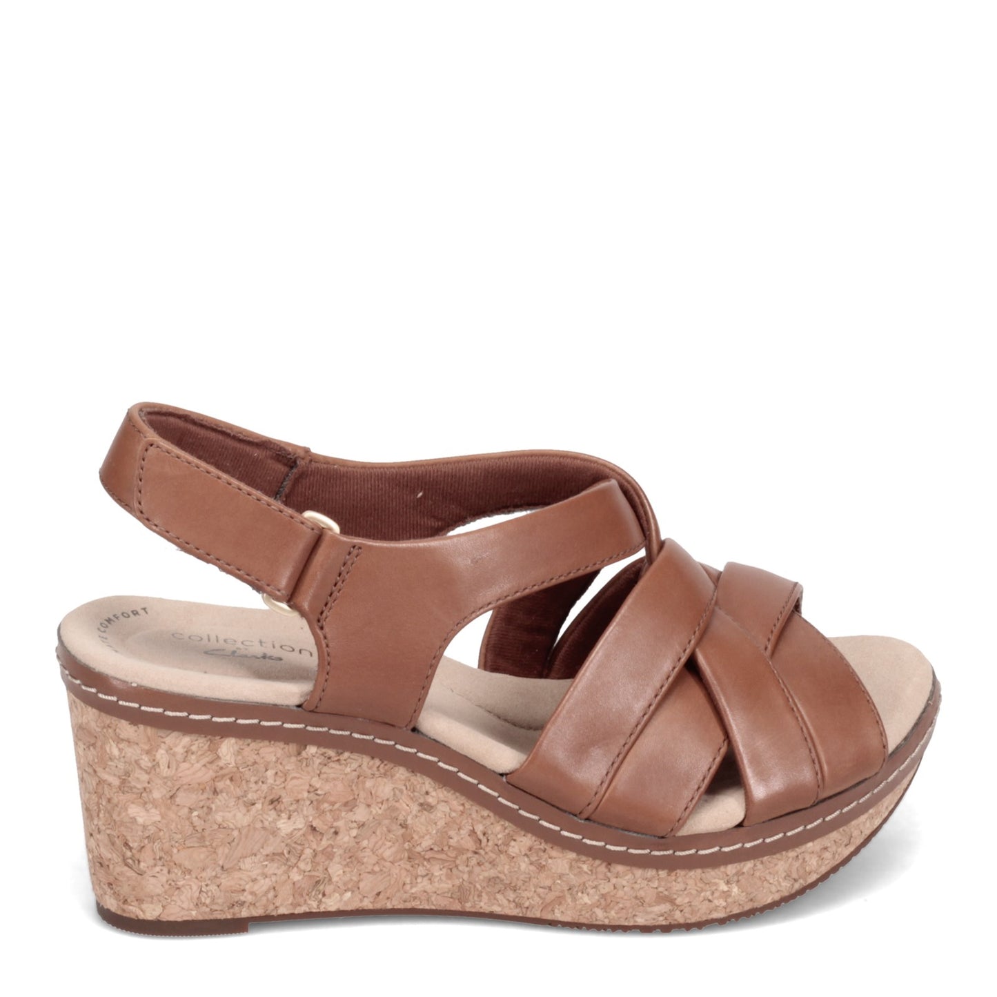 Peltz Shoes Women's Clarks Annadel Rayna Sandal TAN 26153718