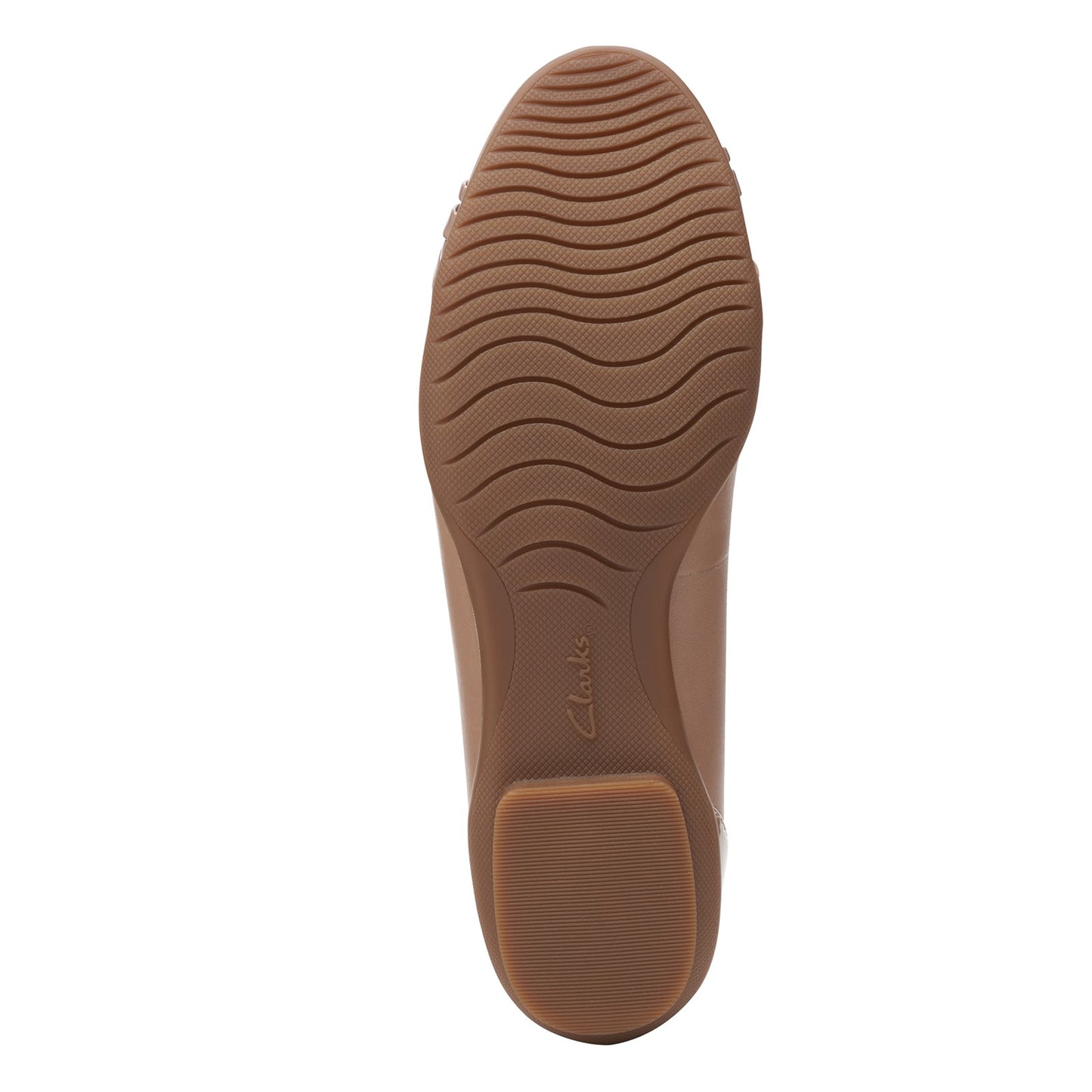 Peltz Shoes Women's Clarks Sara Tulip Flat PRALINE 26154353
