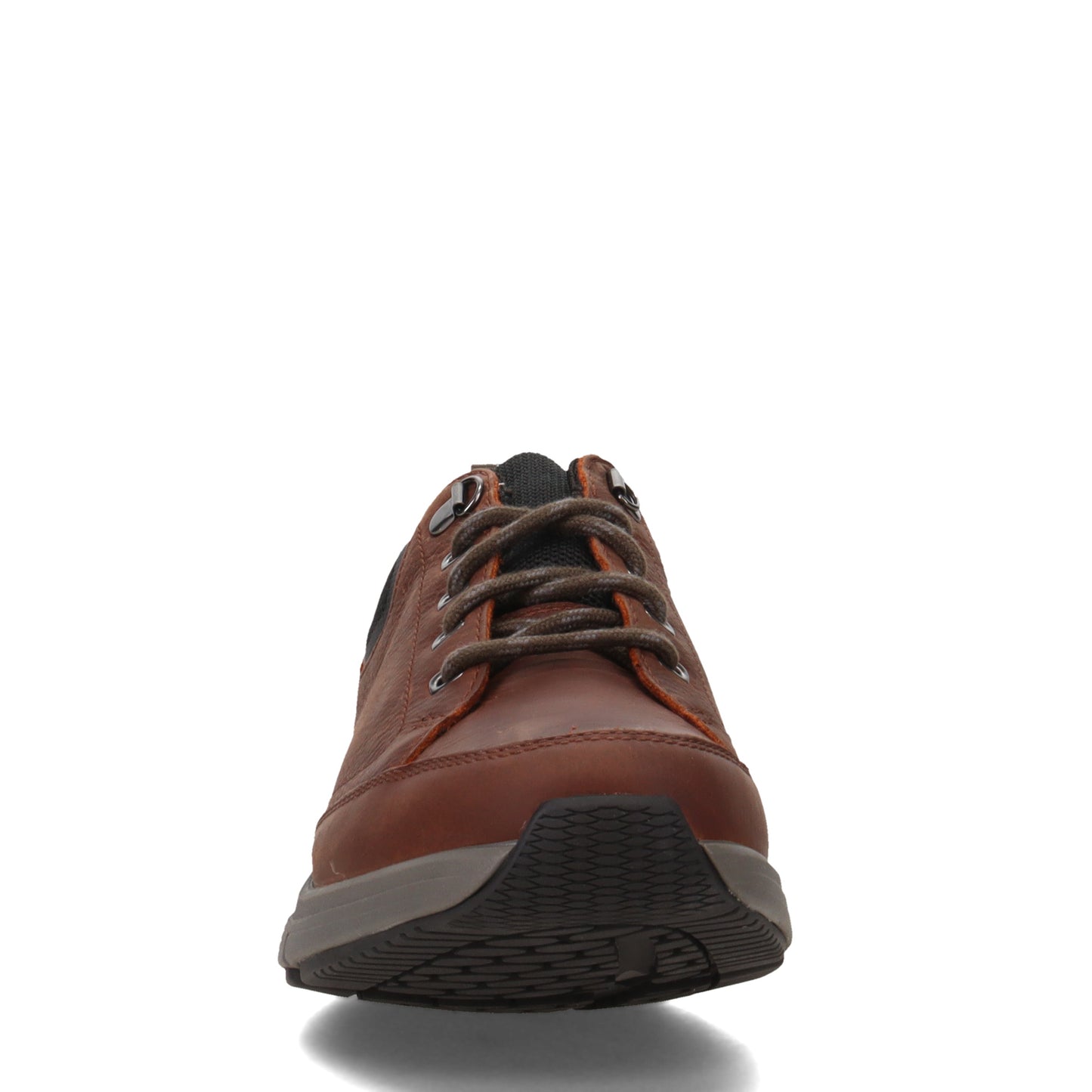 Peltz Shoes Men's Clarks Wave 2.0 Vibe Oxford Brown 26155111