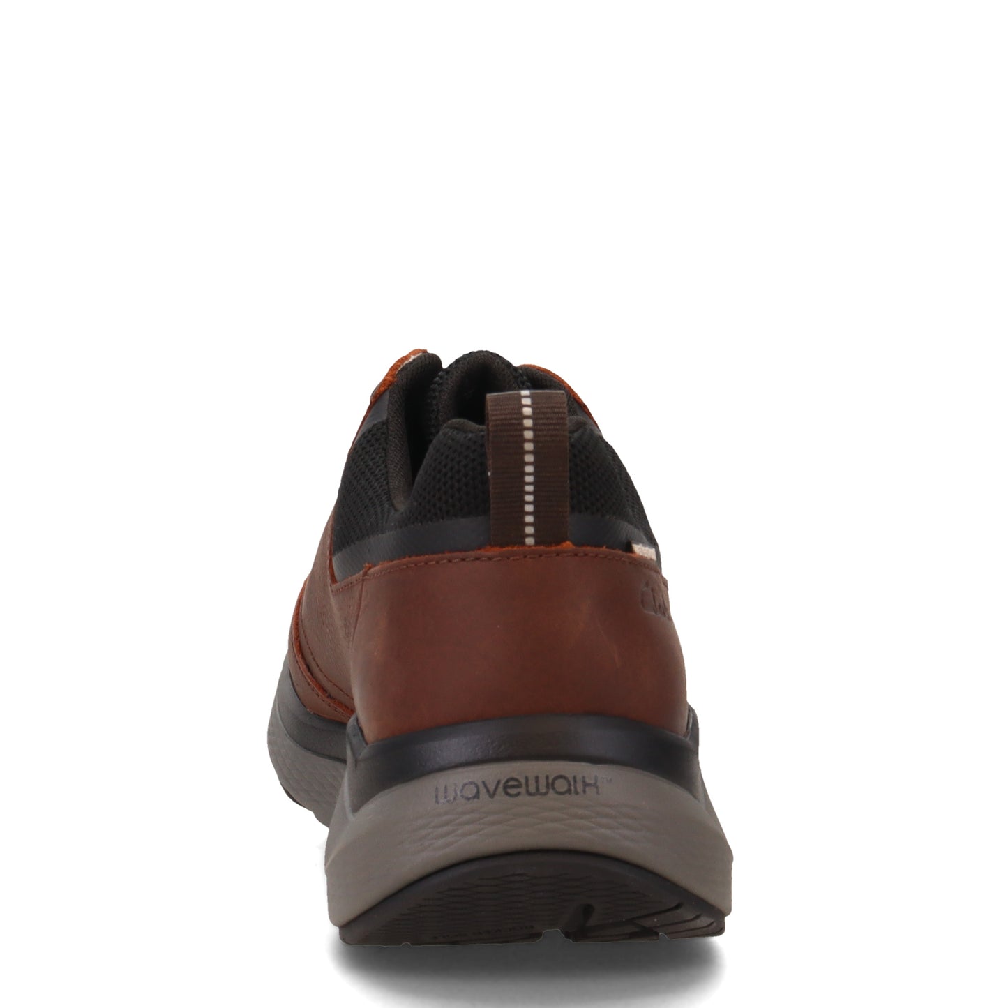 Peltz Shoes Men's Clarks Wave 2.0 Vibe Oxford Brown 26155111