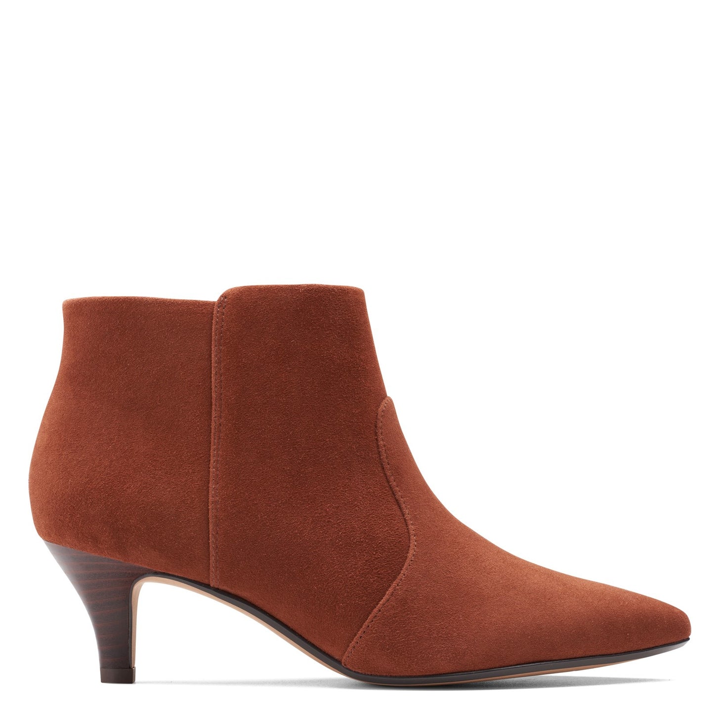 Peltz Shoes Women's Clarks Linvale Judith Boot MAHOGANY 26156805