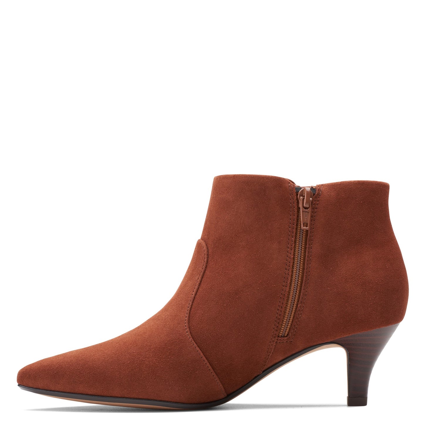 Peltz Shoes Women's Clarks Linvale Judith Boot MAHOGANY 26156805
