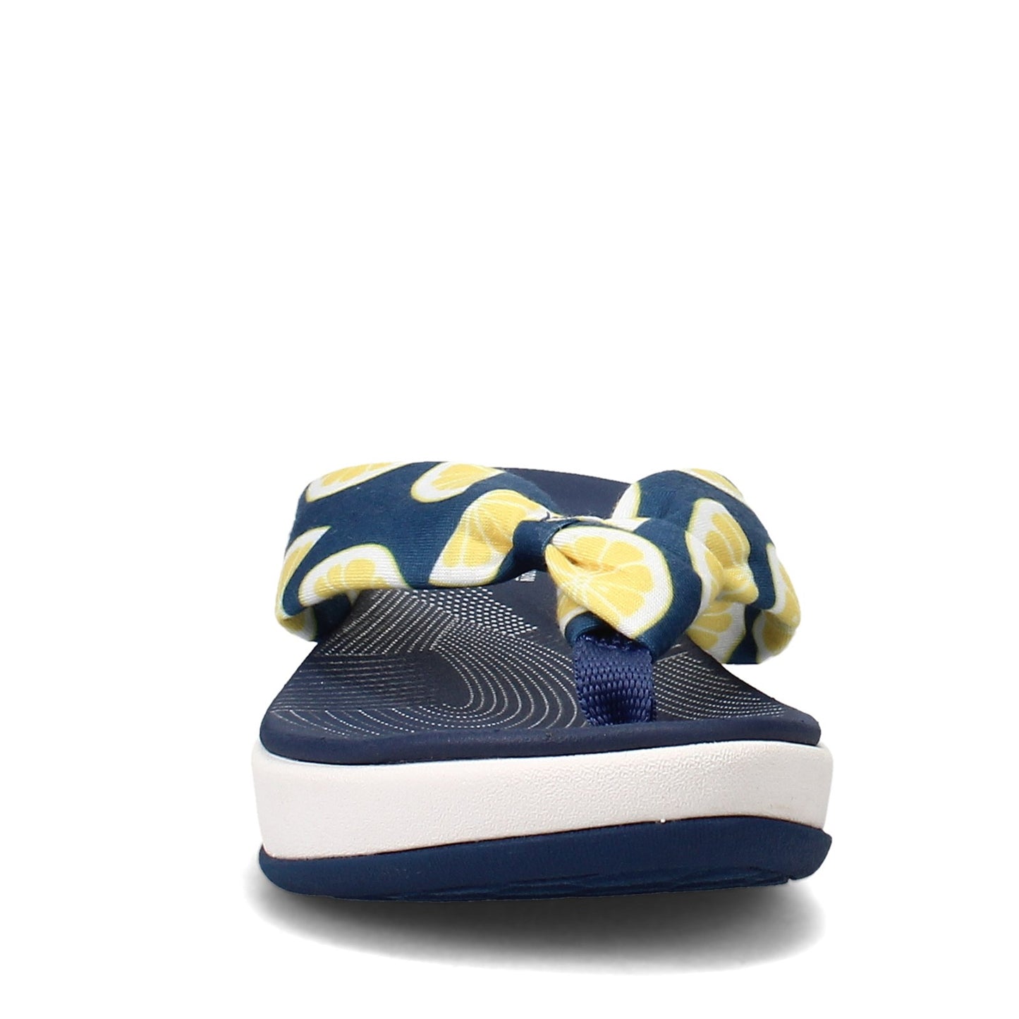 Peltz Shoes Women's Clarks Arla Glison Sandal BLUE YELLOW 26156950