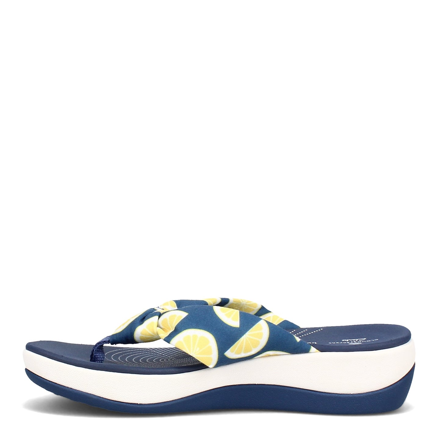 Peltz Shoes Women's Clarks Arla Glison Sandal BLUE YELLOW 26156950