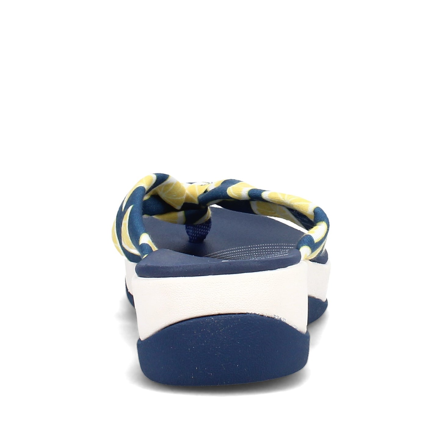 Peltz Shoes Women's Clarks Arla Glison Sandal BLUE YELLOW 26156950