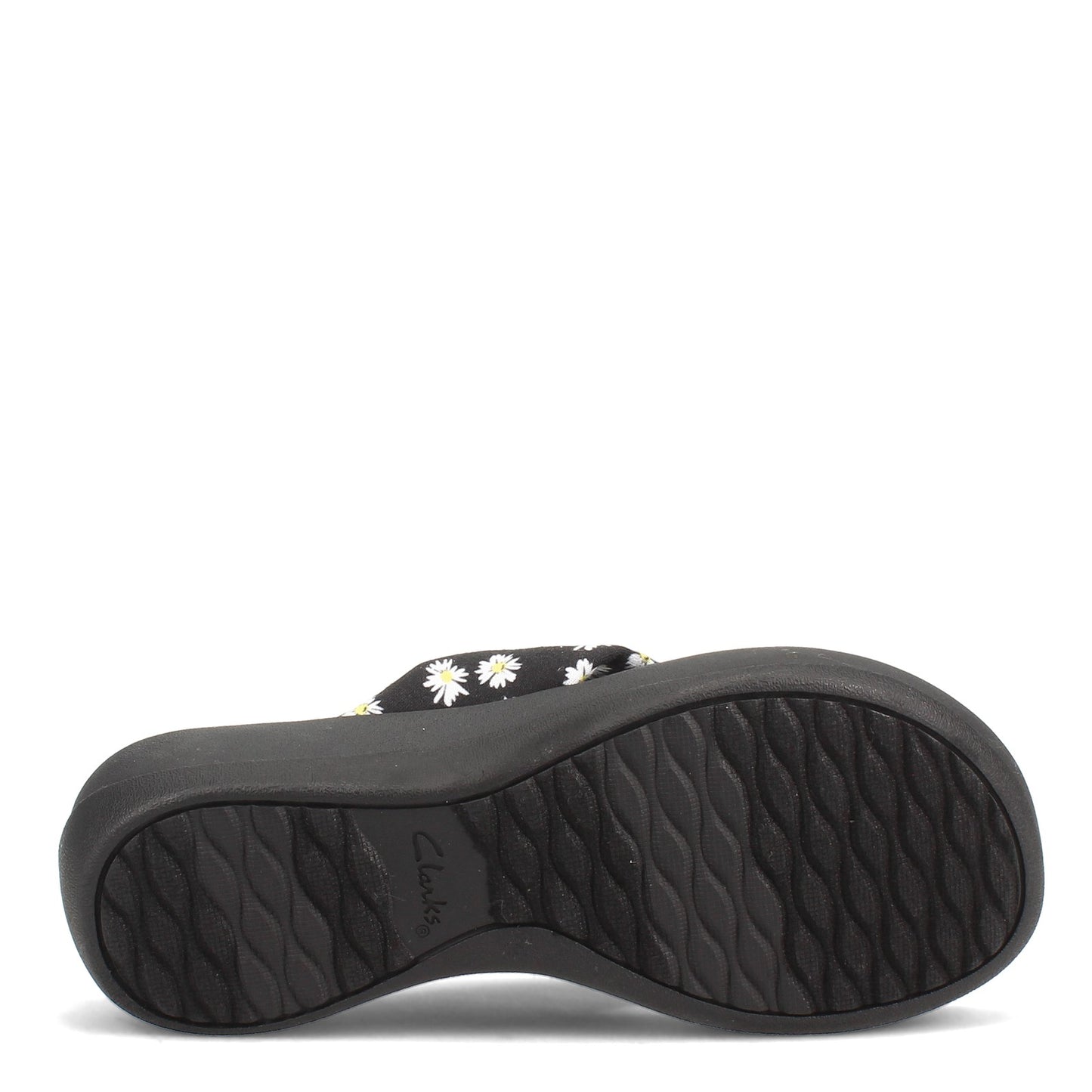 Peltz Shoes Women's Clarks Arla Glison Sandal BLACK FLORAL PRINT 26156957