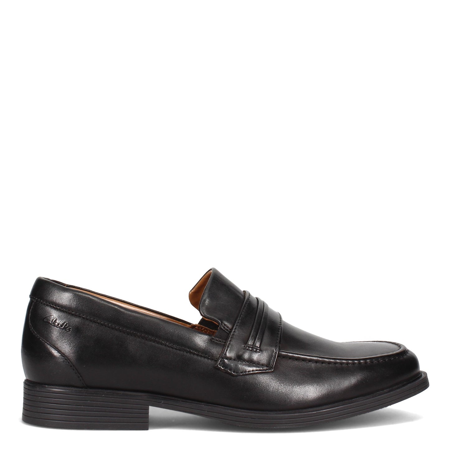 Peltz Shoes Men's Clarks Whiddon Loafer BLACK 26158005