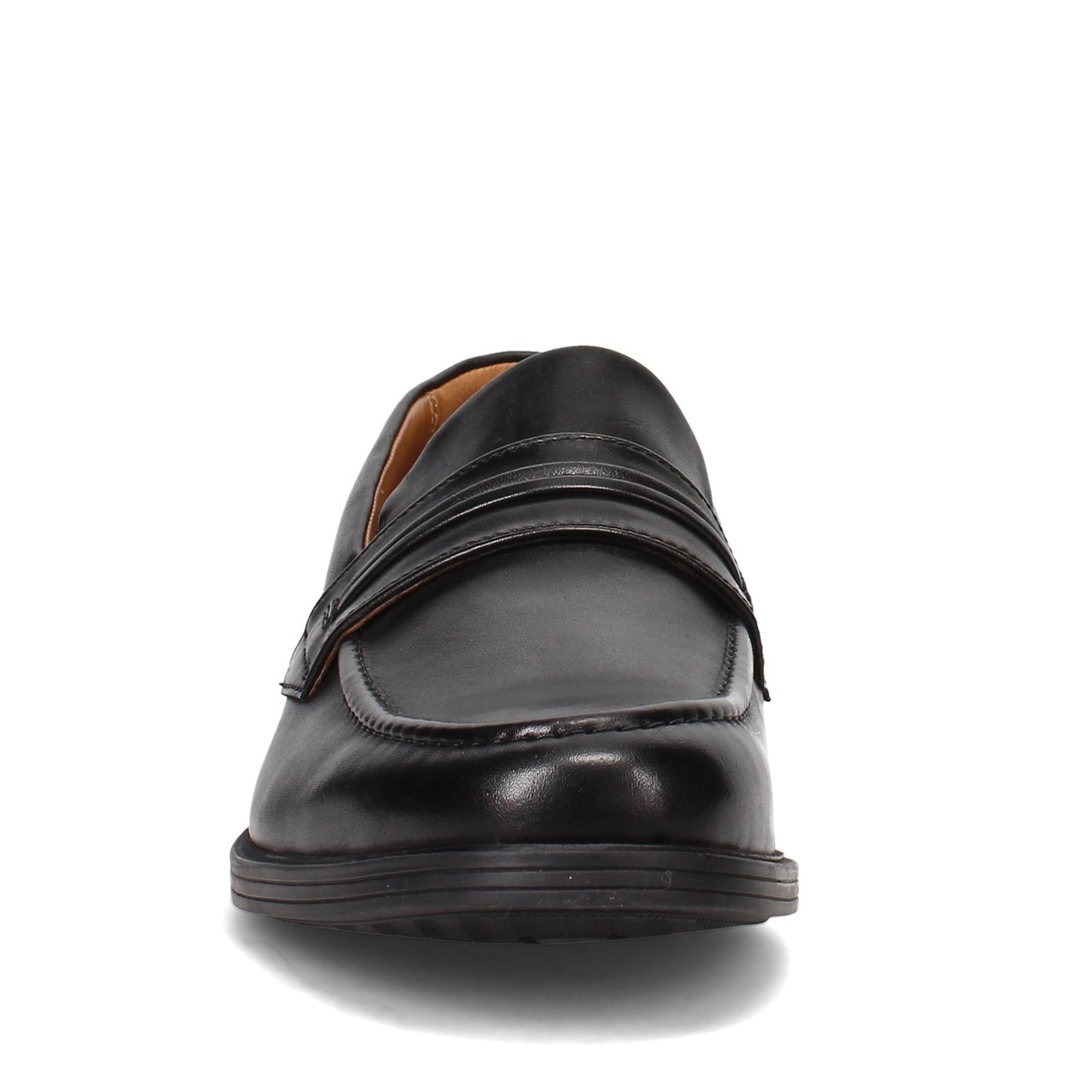 Peltz Shoes Men's Clarks Whiddon Loafer BLACK 26158005