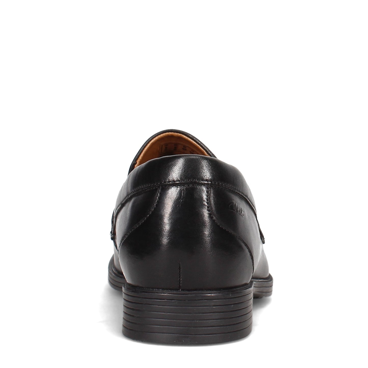 Peltz Shoes Men's Clarks Whiddon Loafer BLACK 26158005