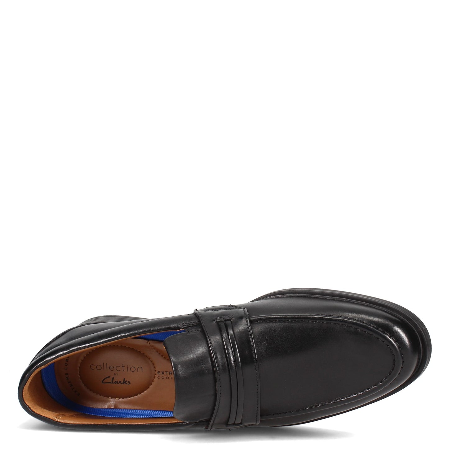 Peltz Shoes Men's Clarks Whiddon Loafer BLACK 26158005