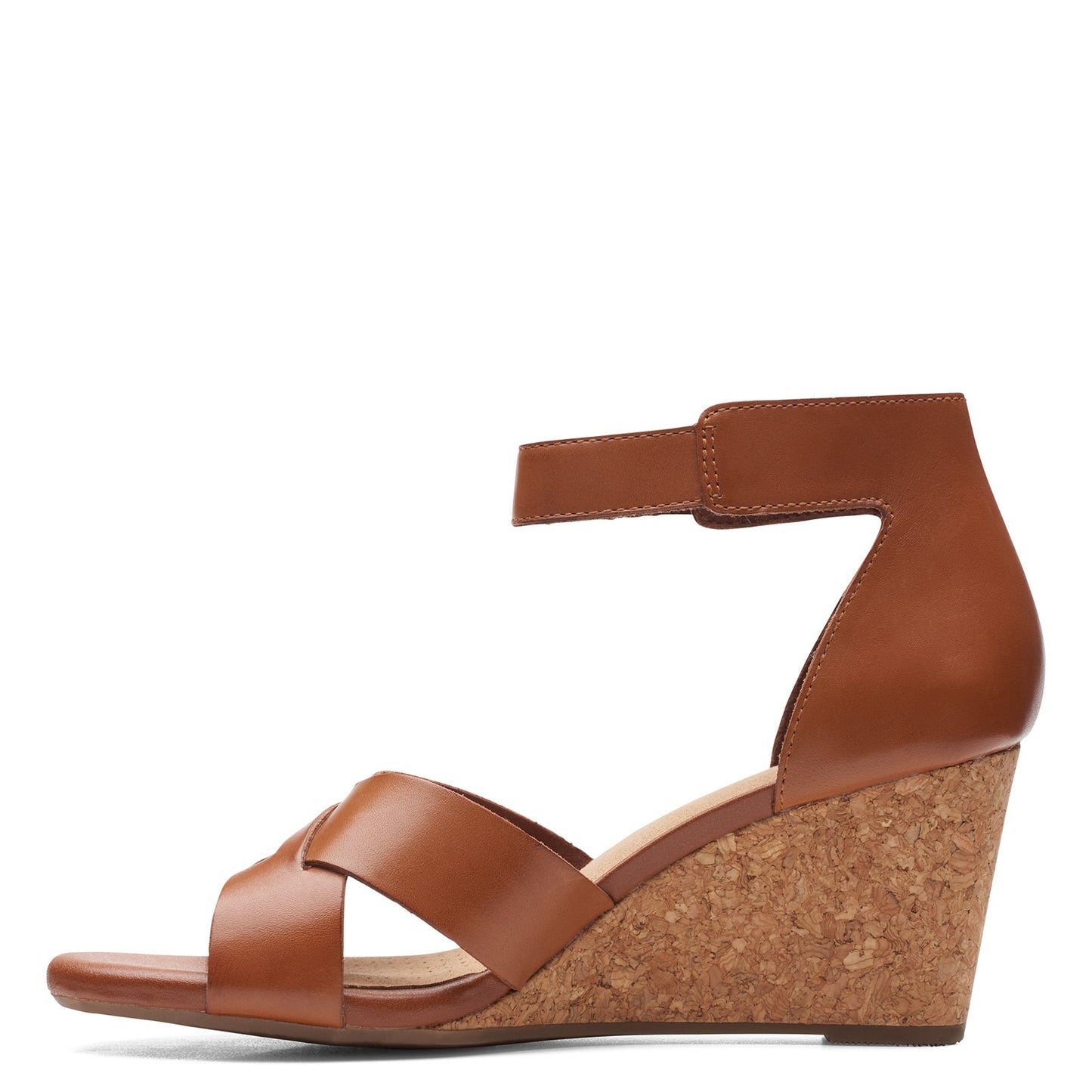 Peltz Shoes Women's Clarks Margee Gracie Sandal TAN 26158132