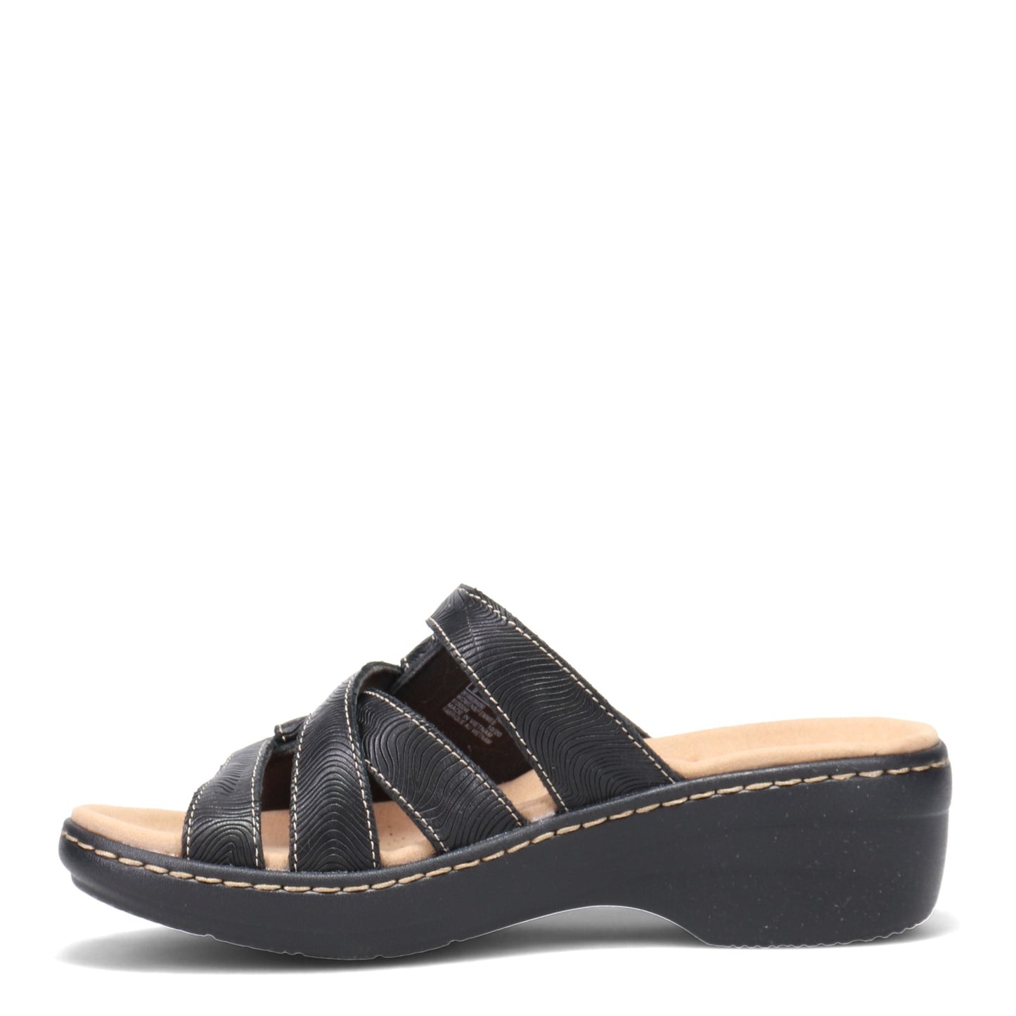 Peltz Shoes Women's Clarks Merliah Karli Sandal BLACK 26158226