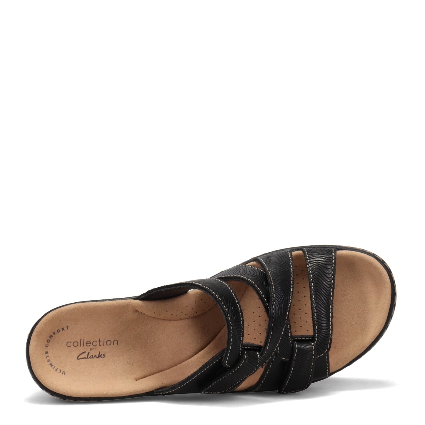 Peltz Shoes Women's Clarks Merliah Karli Sandal BLACK 26158226