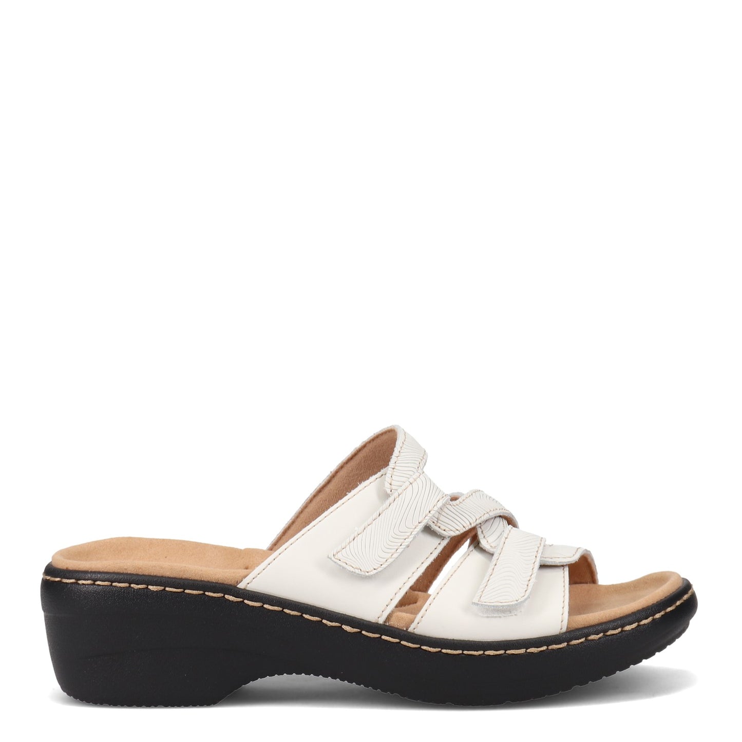 Peltz Shoes Women's Clarks Merliah Karli Sandal WHITE 26158236