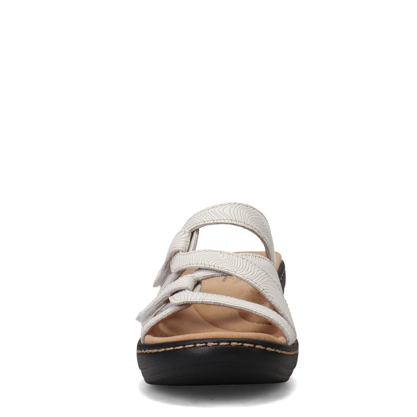Peltz Shoes Women's Clarks Merliah Karli Sandal WHITE 26158236