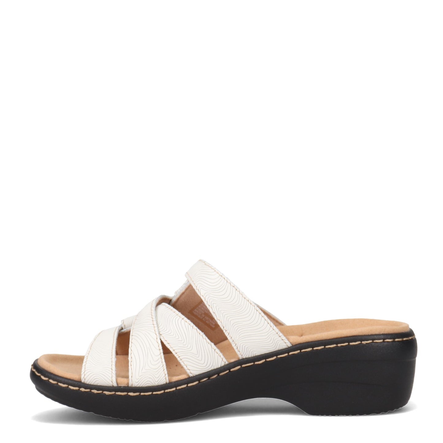 Peltz Shoes Women's Clarks Merliah Karli Sandal WHITE 26158236