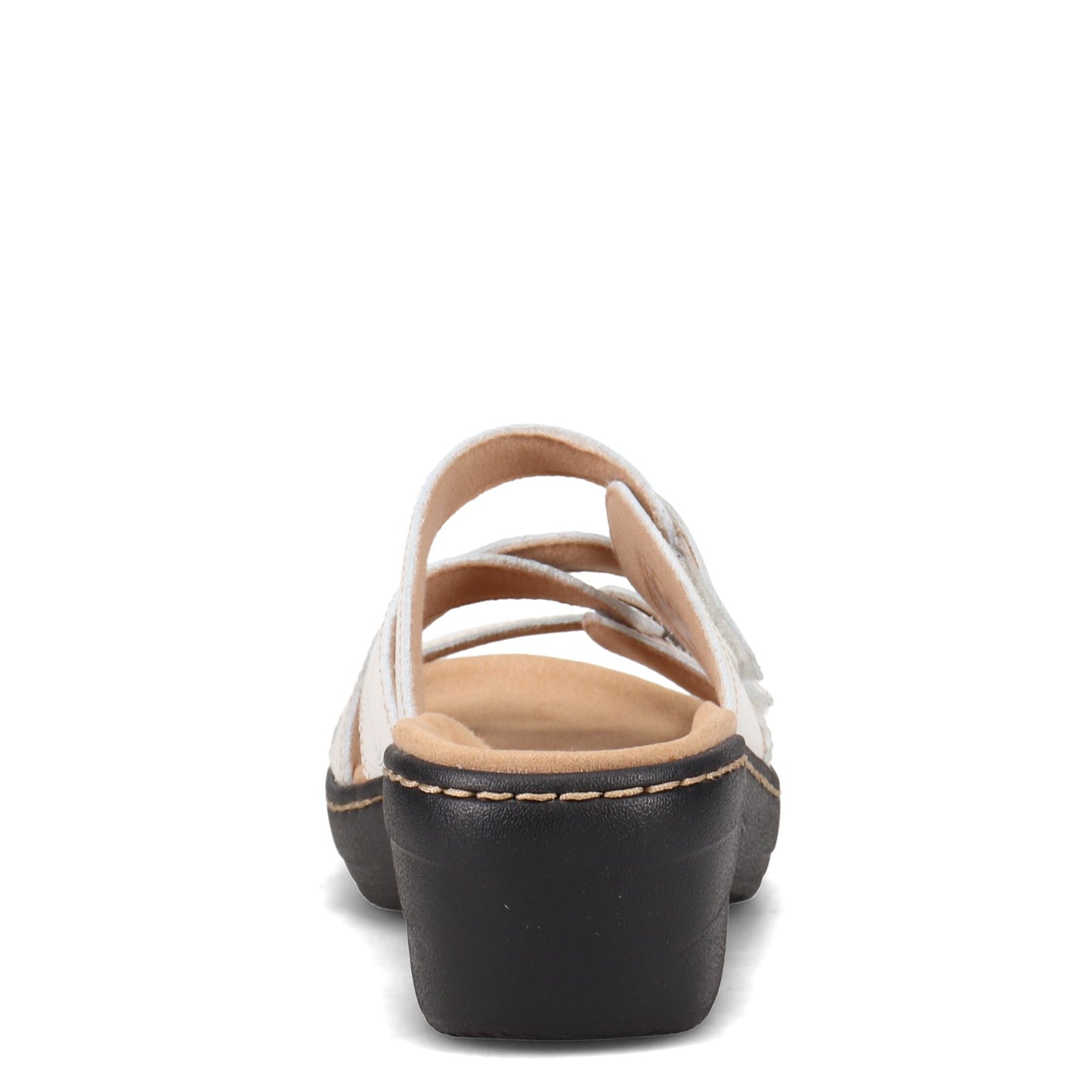 Peltz Shoes Women's Clarks Merliah Karli Sandal WHITE 26158236