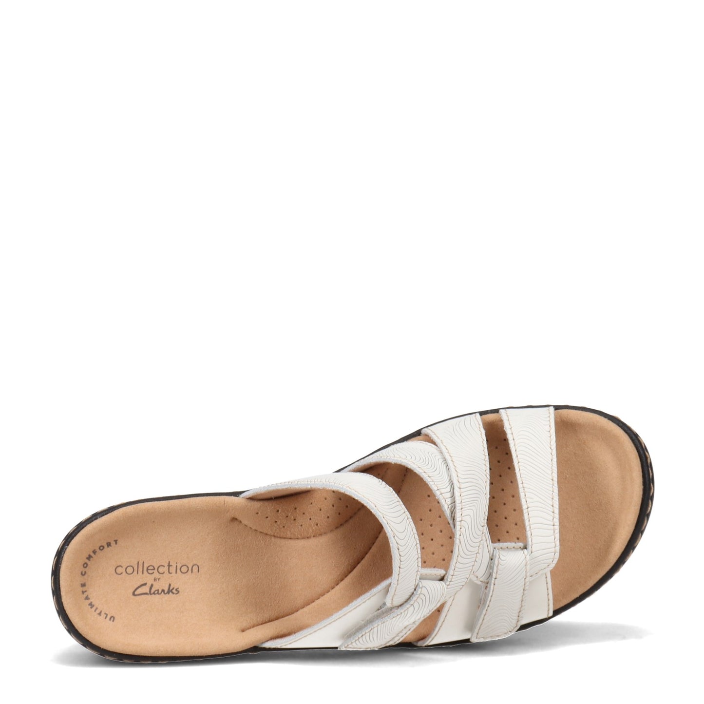 Peltz Shoes Women's Clarks Merliah Karli Sandal WHITE 26158236