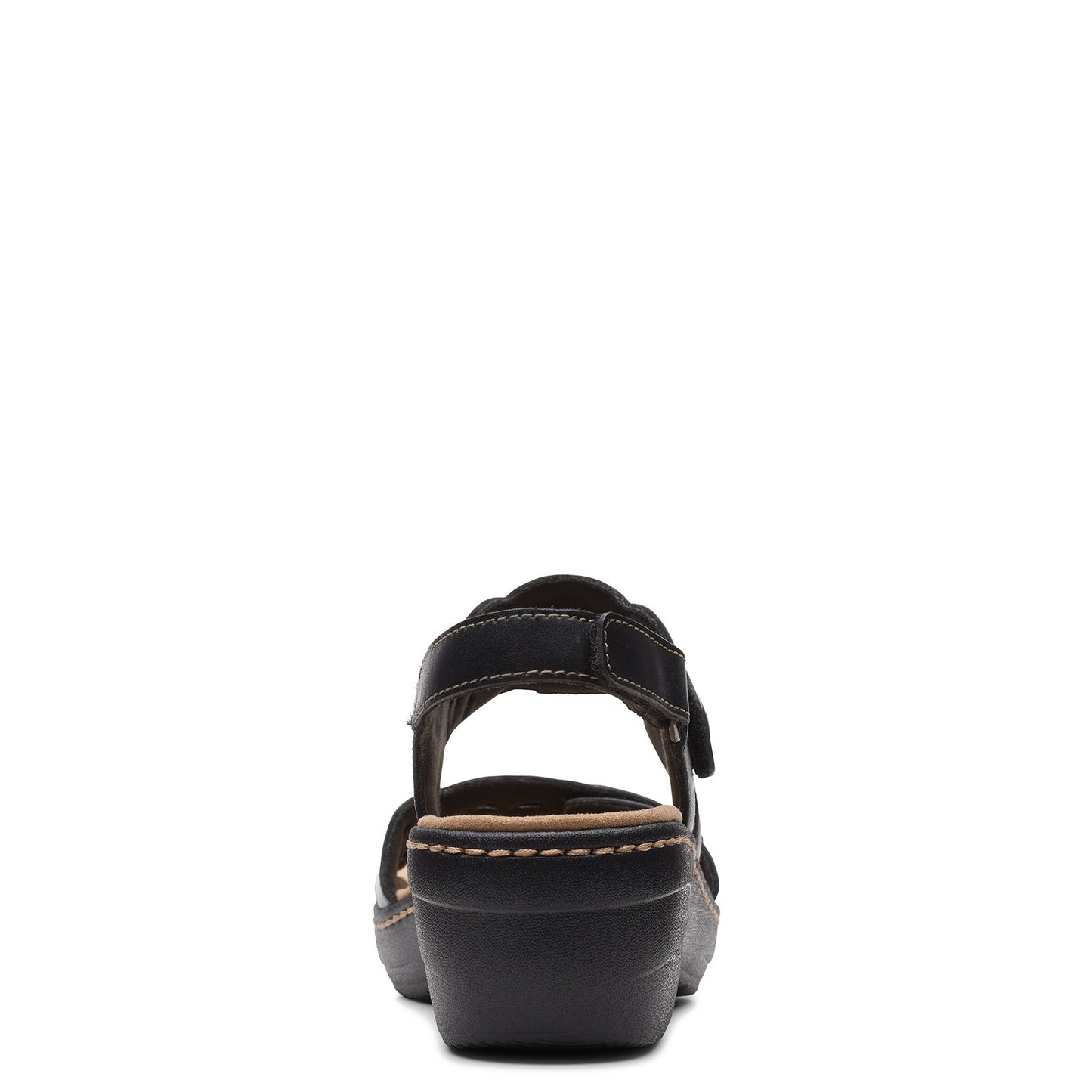 Peltz Shoes Women's Clarks Merliah Dove Sandal BLACK 26158252