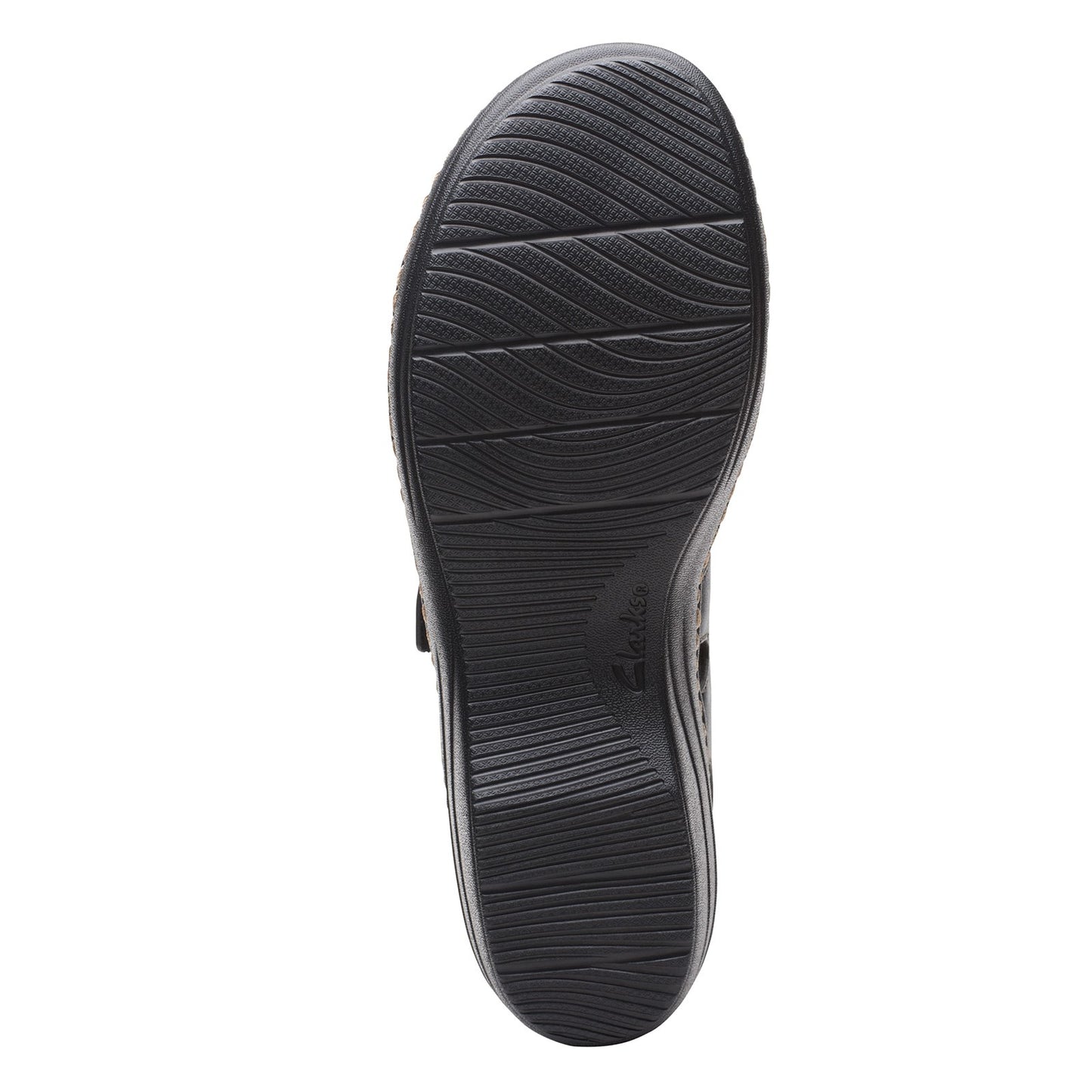 Peltz Shoes Women's Clarks Merliah Dove Sandal BLACK 26158252