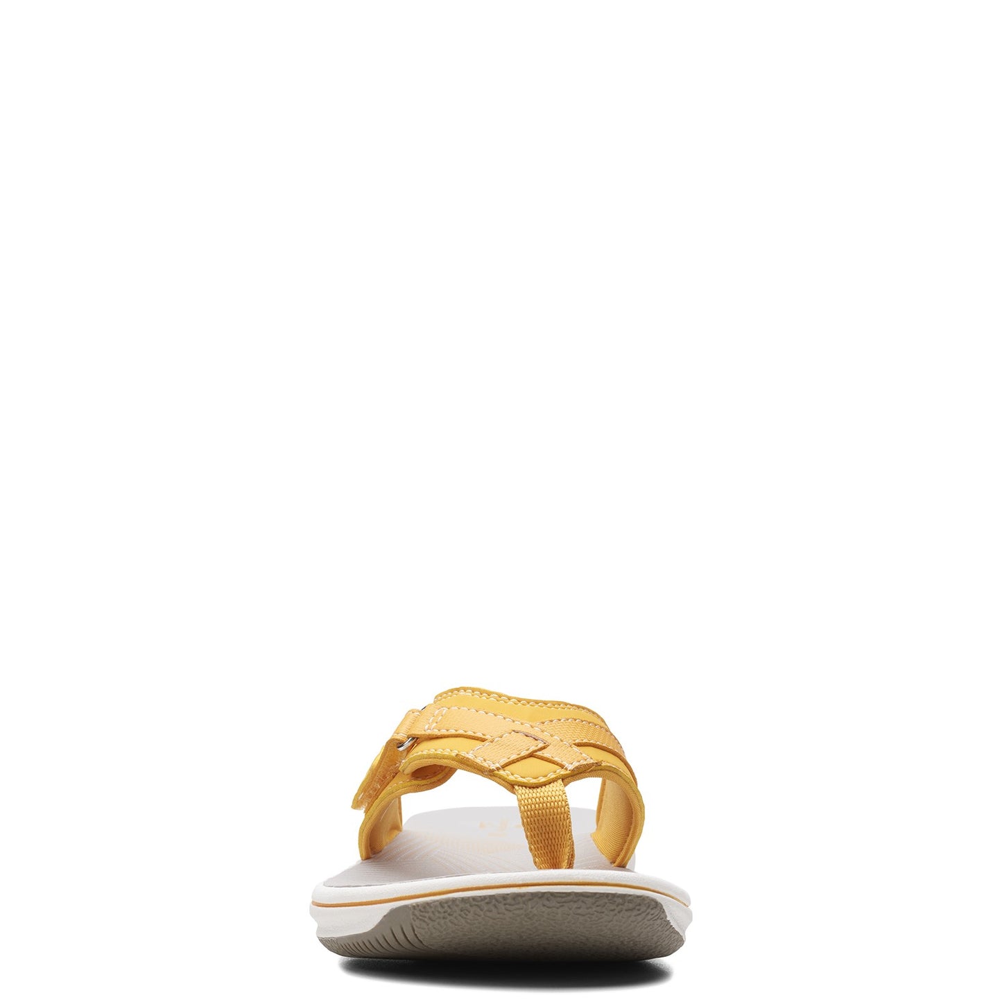 Peltz Shoes Women's Clarks Breeze Sea Sandal YELLOW 26158705