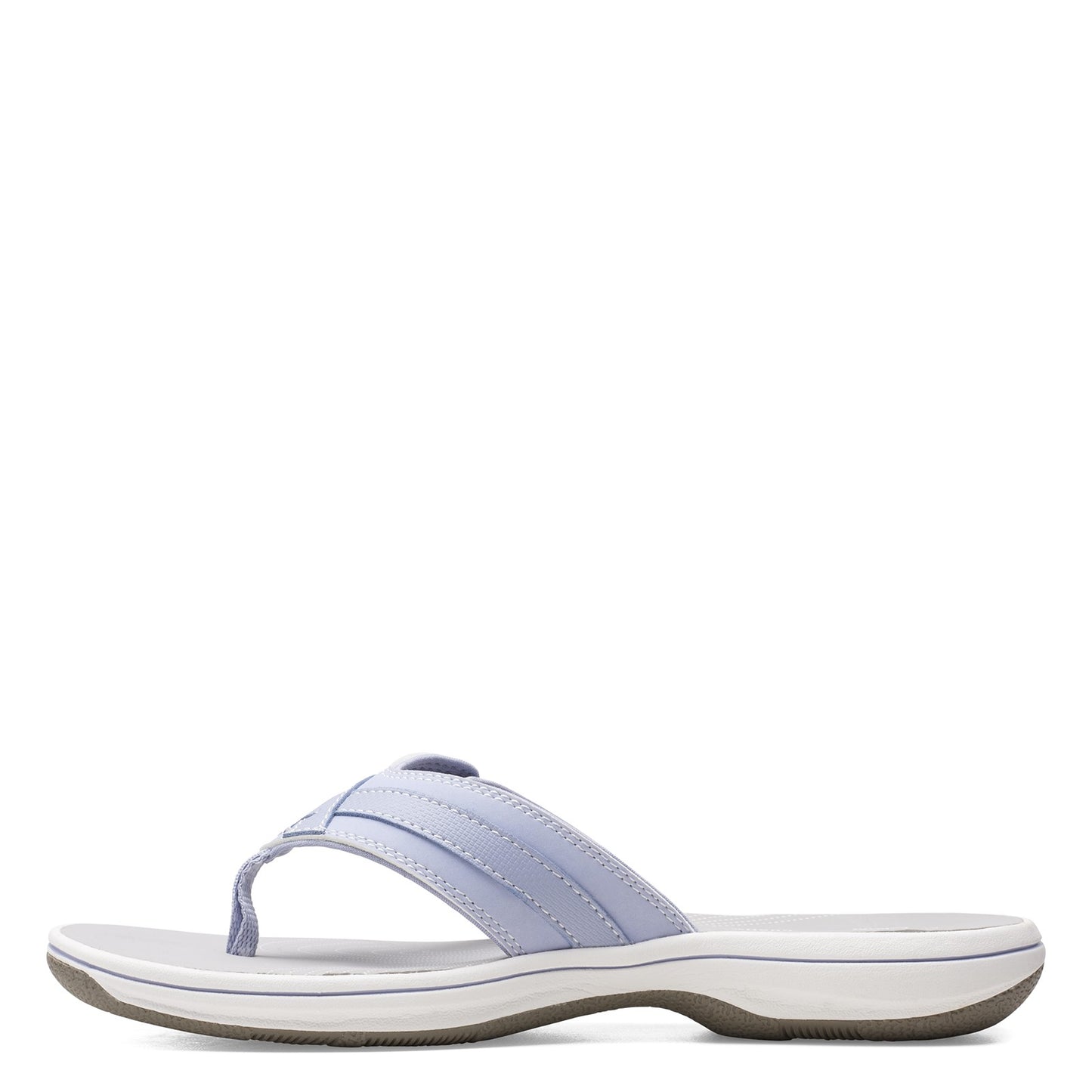 Peltz Shoes Women's Clarks Breeze Sea Sandal LAVENDER 26158712