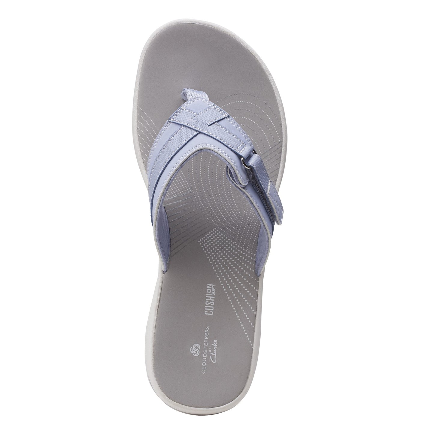 Peltz Shoes Women's Clarks Breeze Sea Sandal LAVENDER 26158712
