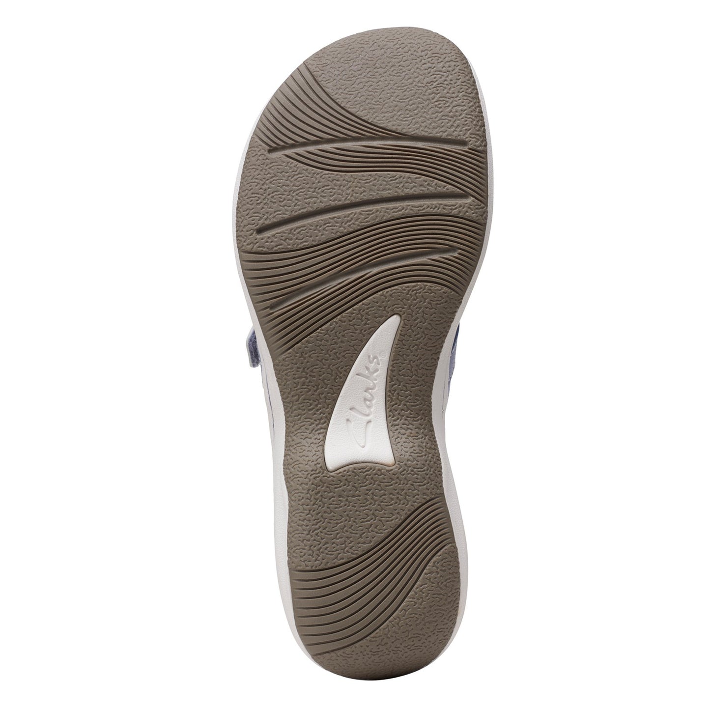Peltz Shoes Women's Clarks Breeze Sea Sandal LAVENDER 26158712