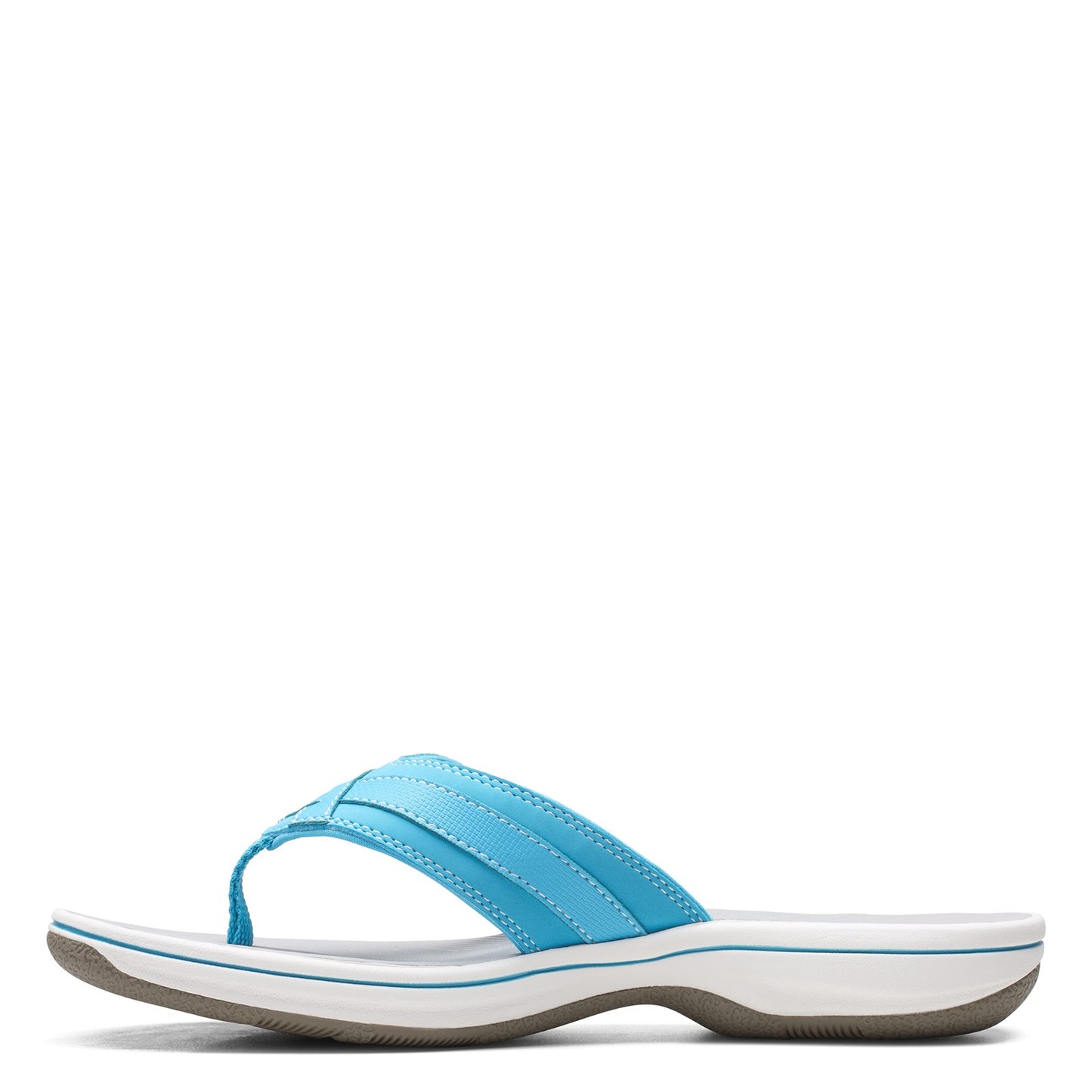Peltz Shoes Women's Clarks Breeze Sea Sandal AQUA 26158714
