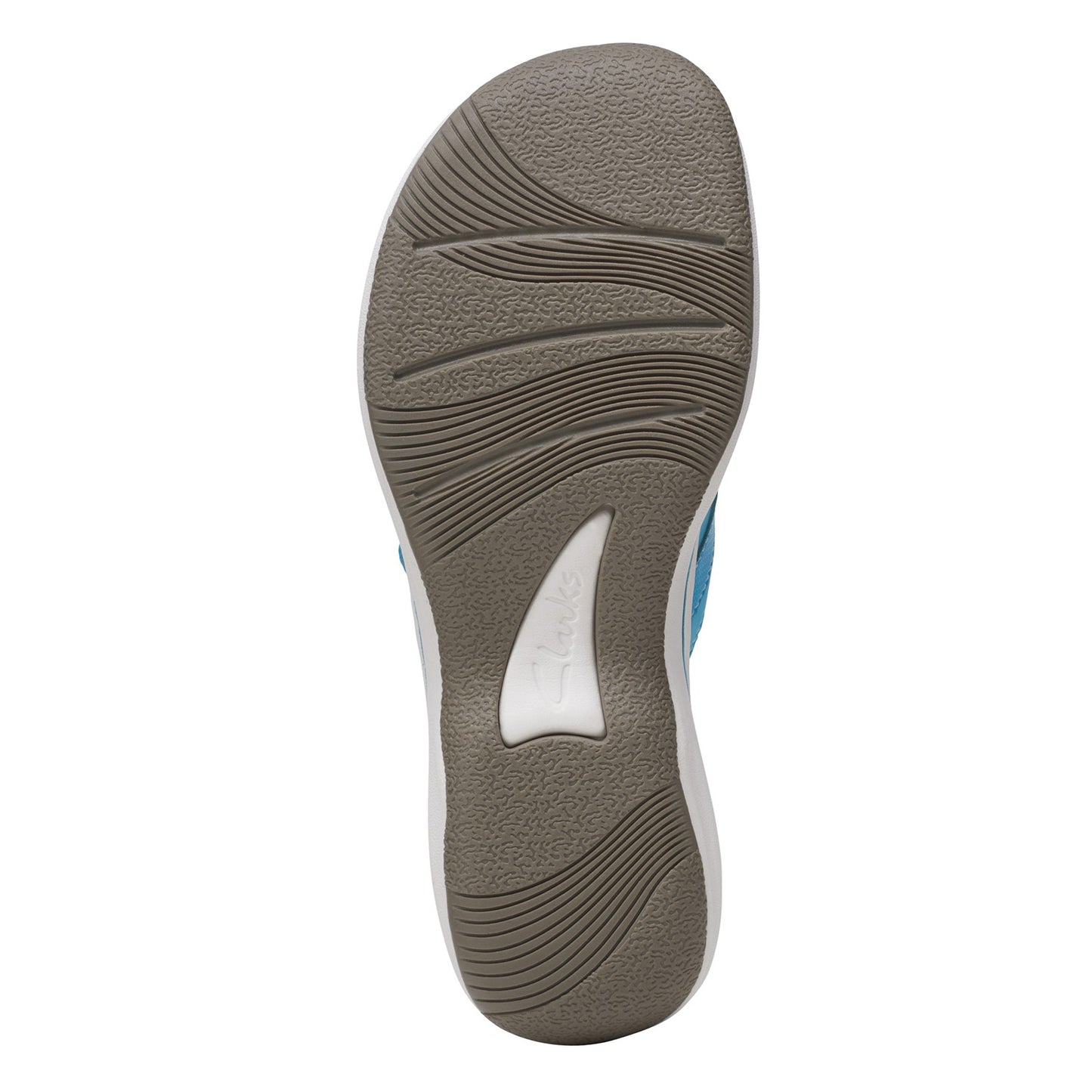 Peltz Shoes Women's Clarks Breeze Sea Sandal AQUA 26158714