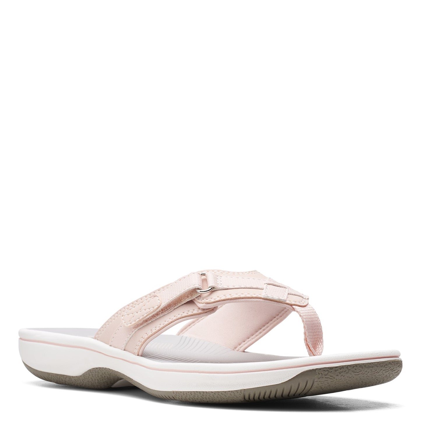 Peltz Shoes Women's Clarks Breeze Sea Sandal BLUSH 26158717