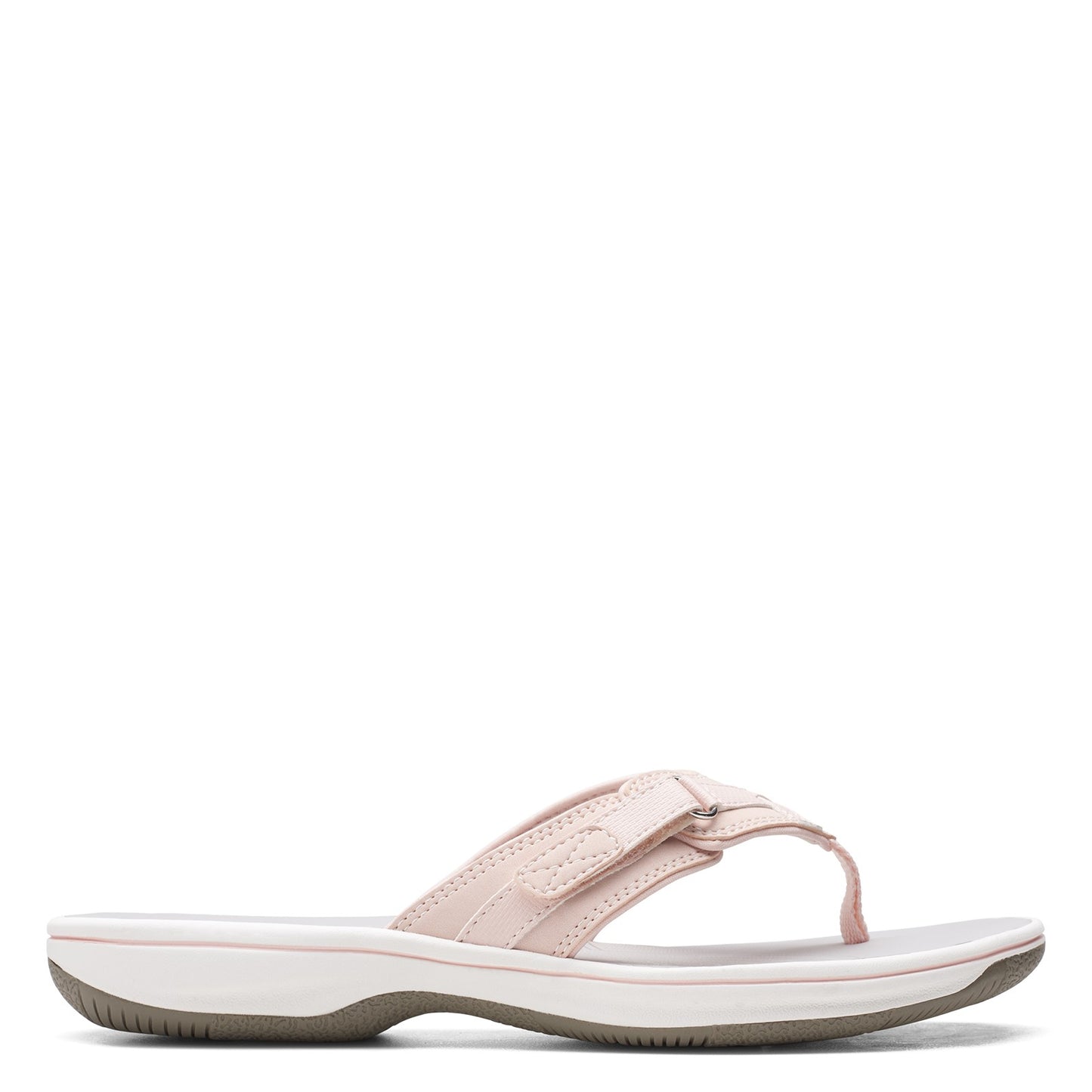 Peltz Shoes Women's Clarks Breeze Sea Sandal BLUSH 26158717