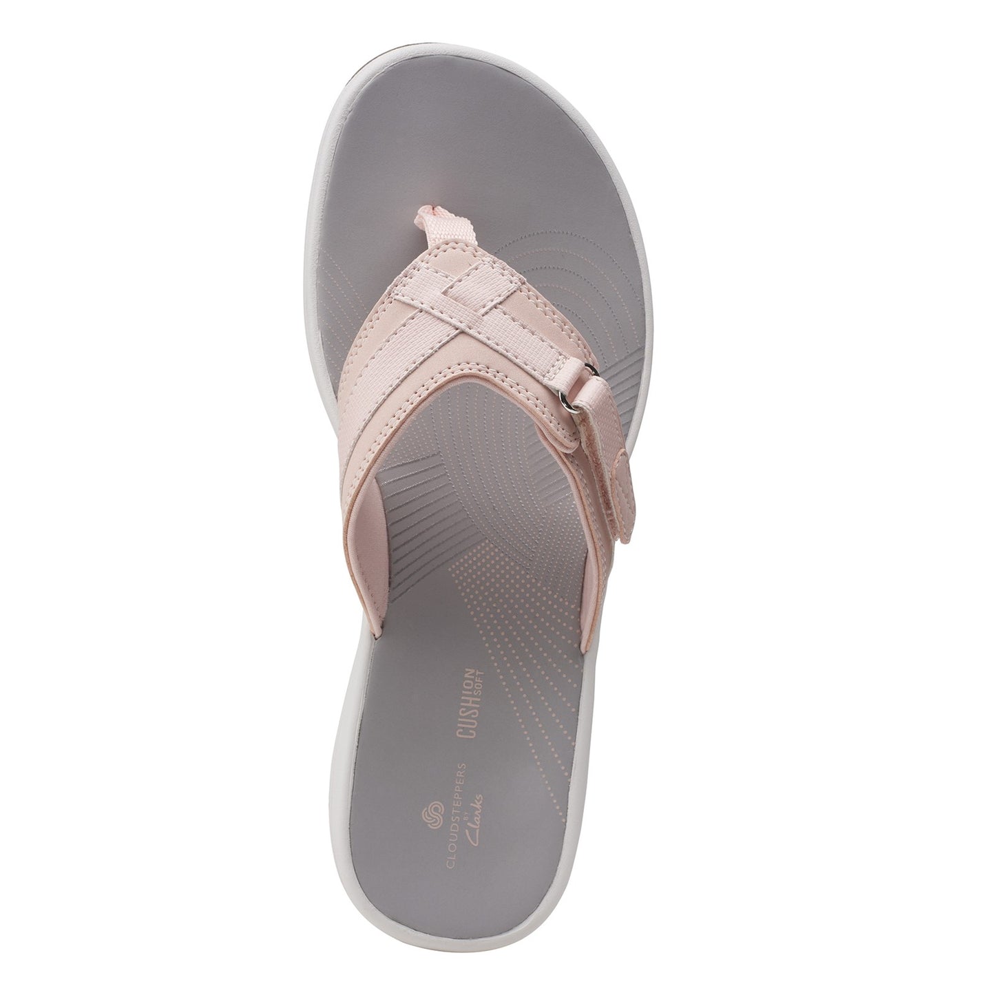 Peltz Shoes Women's Clarks Breeze Sea Sandal BLUSH 26158717