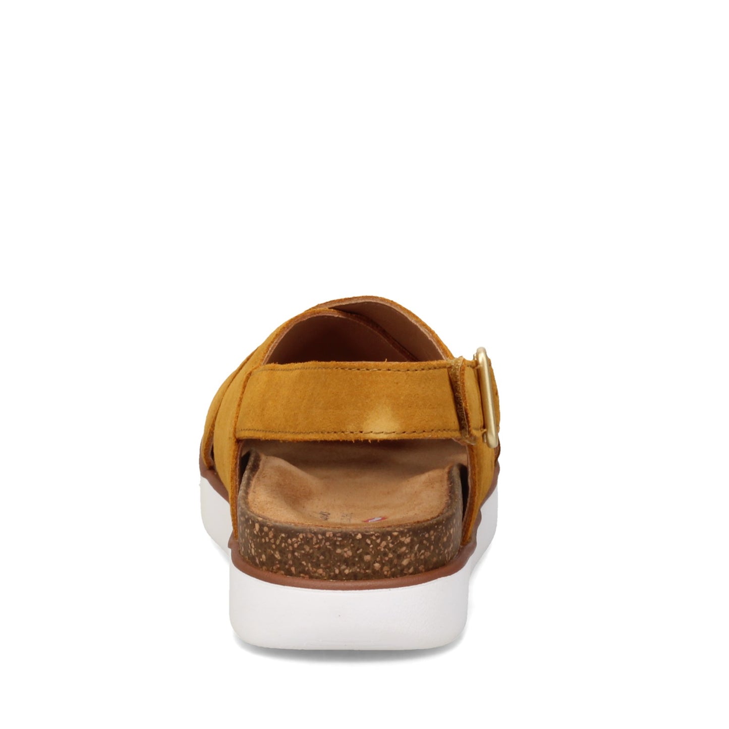 Peltz Shoes Women's Clarks Elayne Cross Sandal OCHRE 26159232