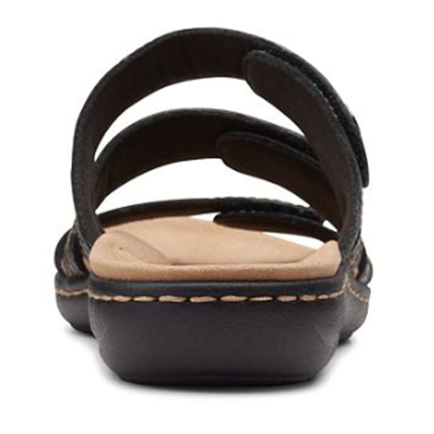 Peltz Shoes Women's Clarks Laurieann Dee Sandal BLACK 26159311