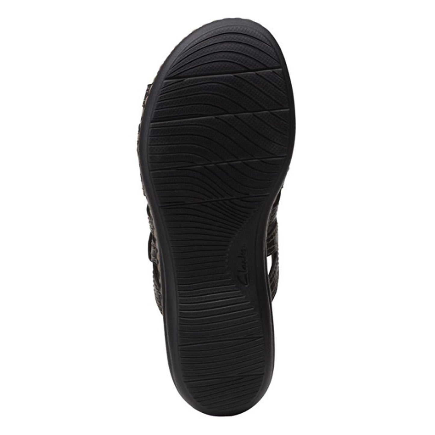 Peltz Shoes Women's Clarks Laurieann Dee Sandal BLACK 26159311