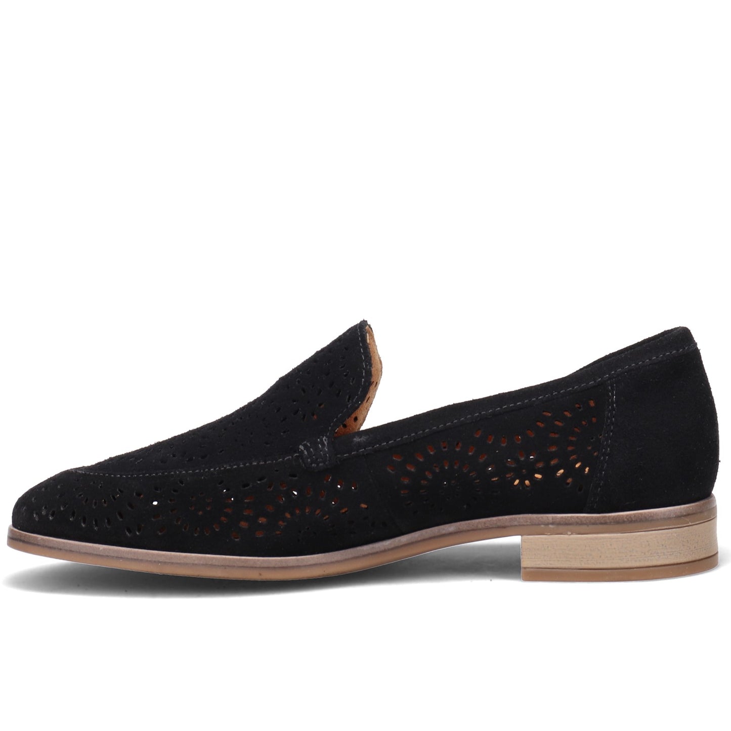 Peltz Shoes Women's Clarks Trish Calla Loafer BLACK 26159373