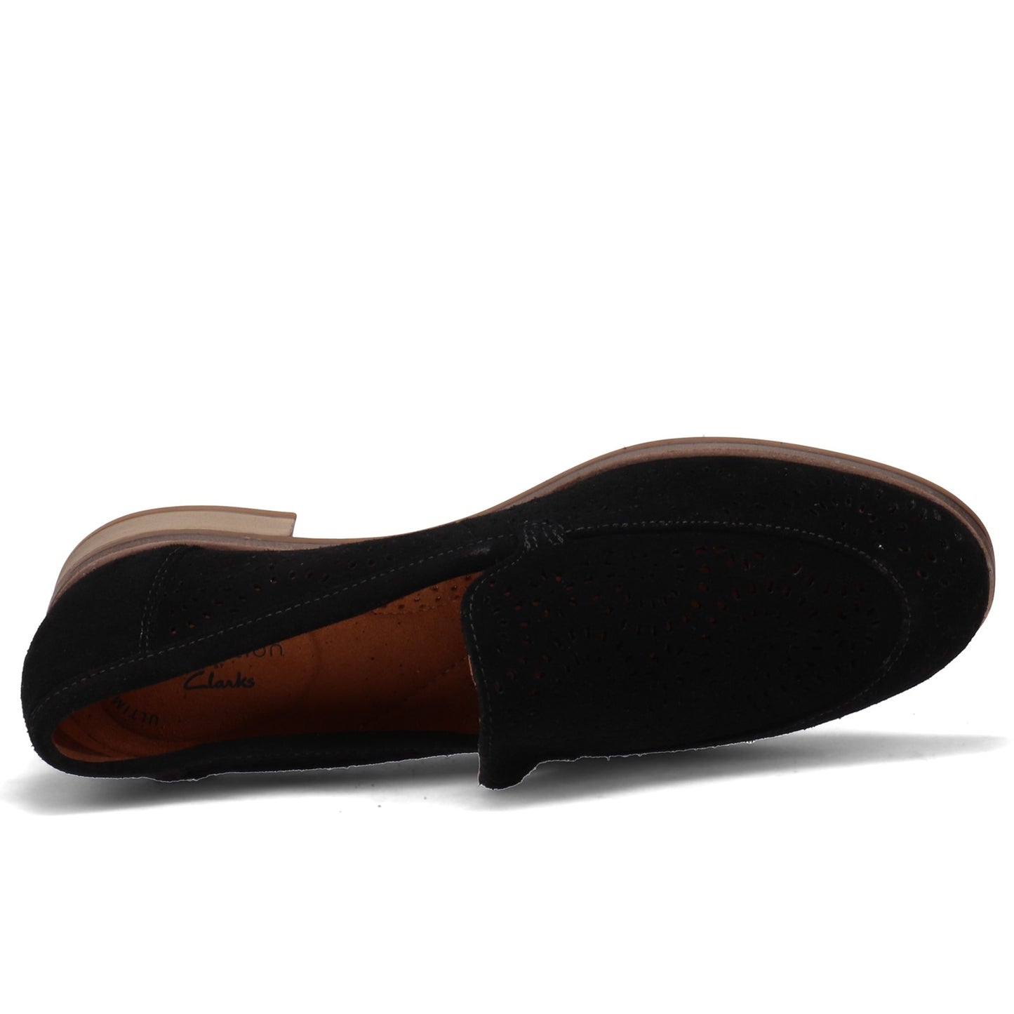 Peltz Shoes Women's Clarks Trish Calla Loafer BLACK 26159373