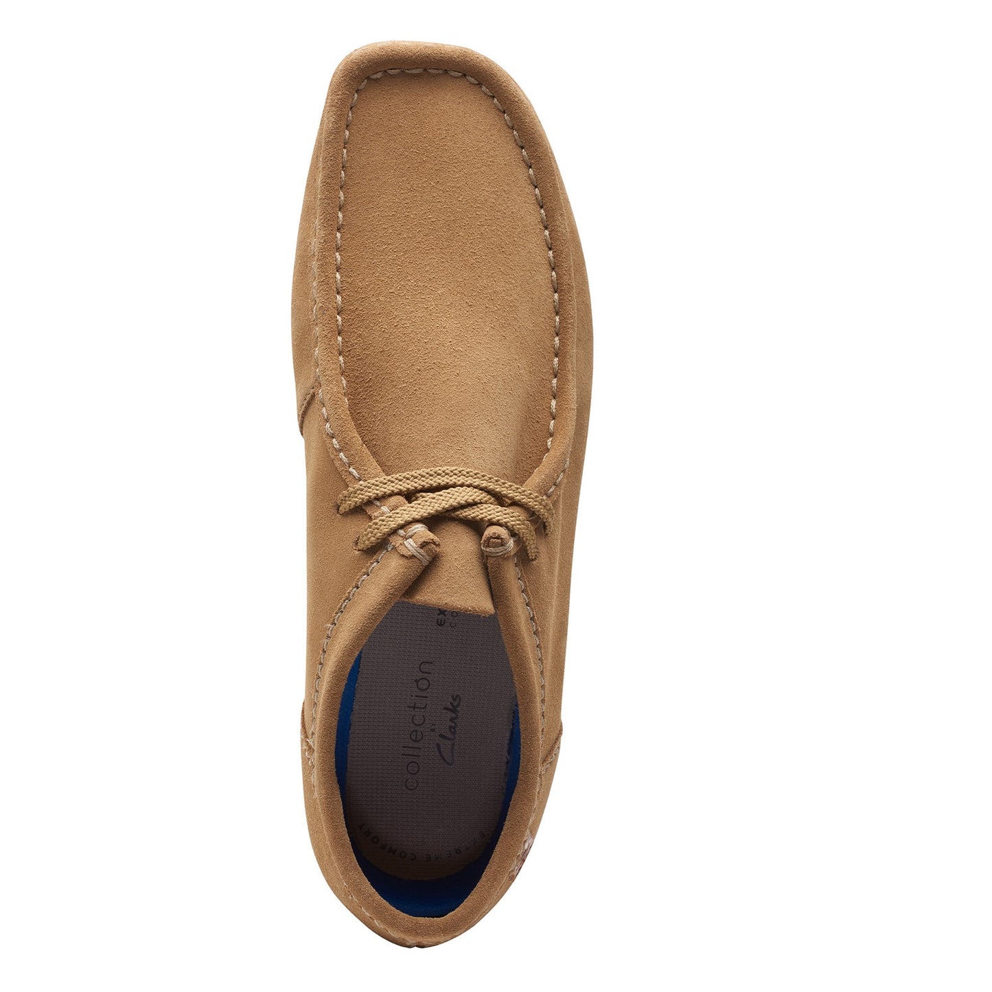 Peltz Shoes Men's Clarks Shacre II Run Shoe SAND SUEDE 26159434