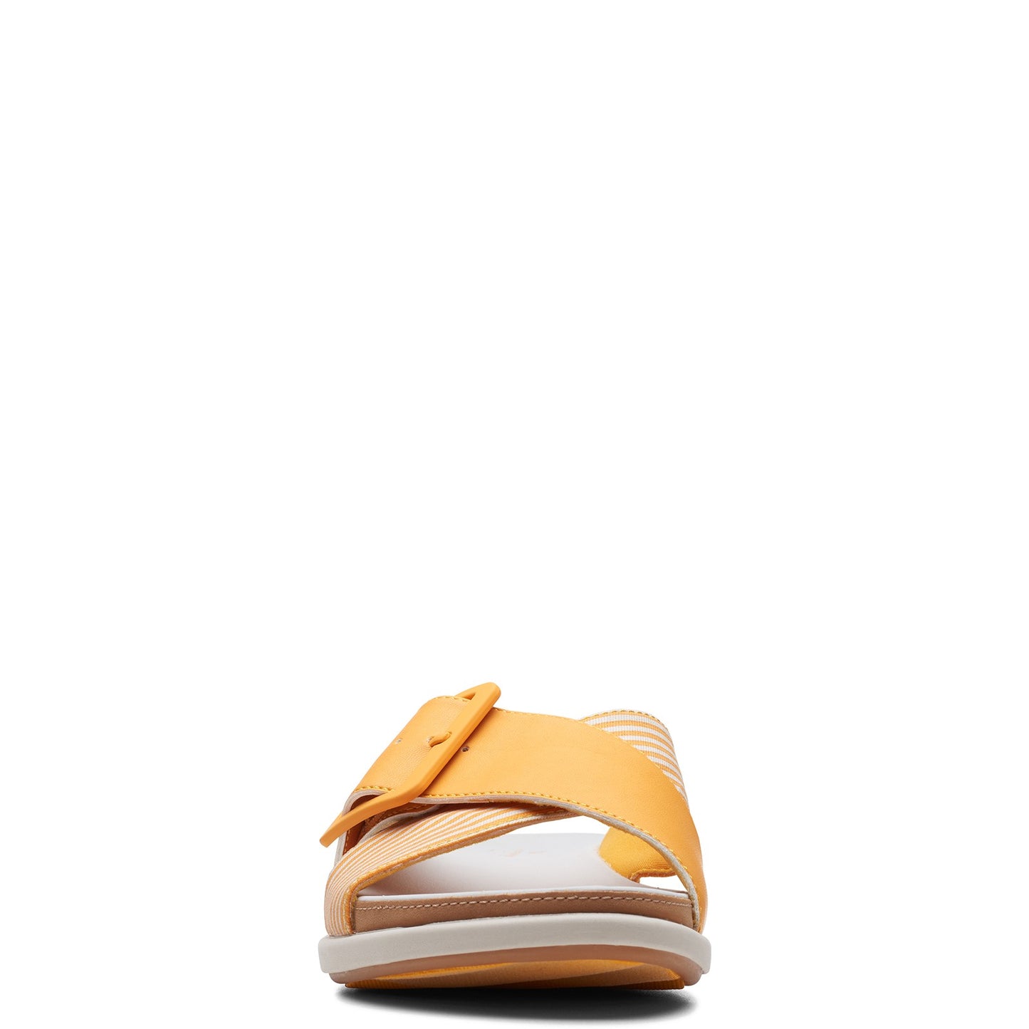 Peltz Shoes Women's Clarks Eliza April Sandal YELLOW 26159788