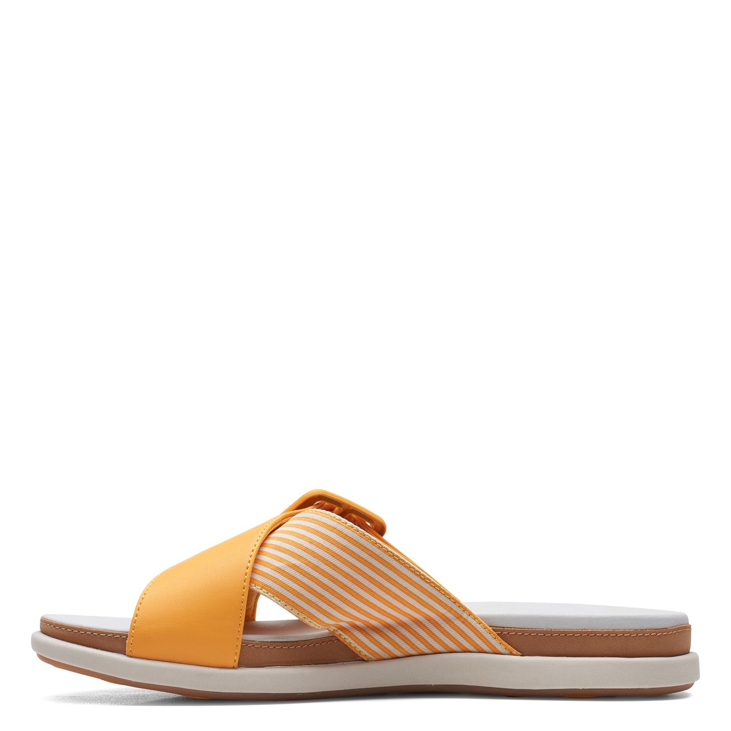 Peltz Shoes Women's Clarks Eliza April Sandal YELLOW 26159788