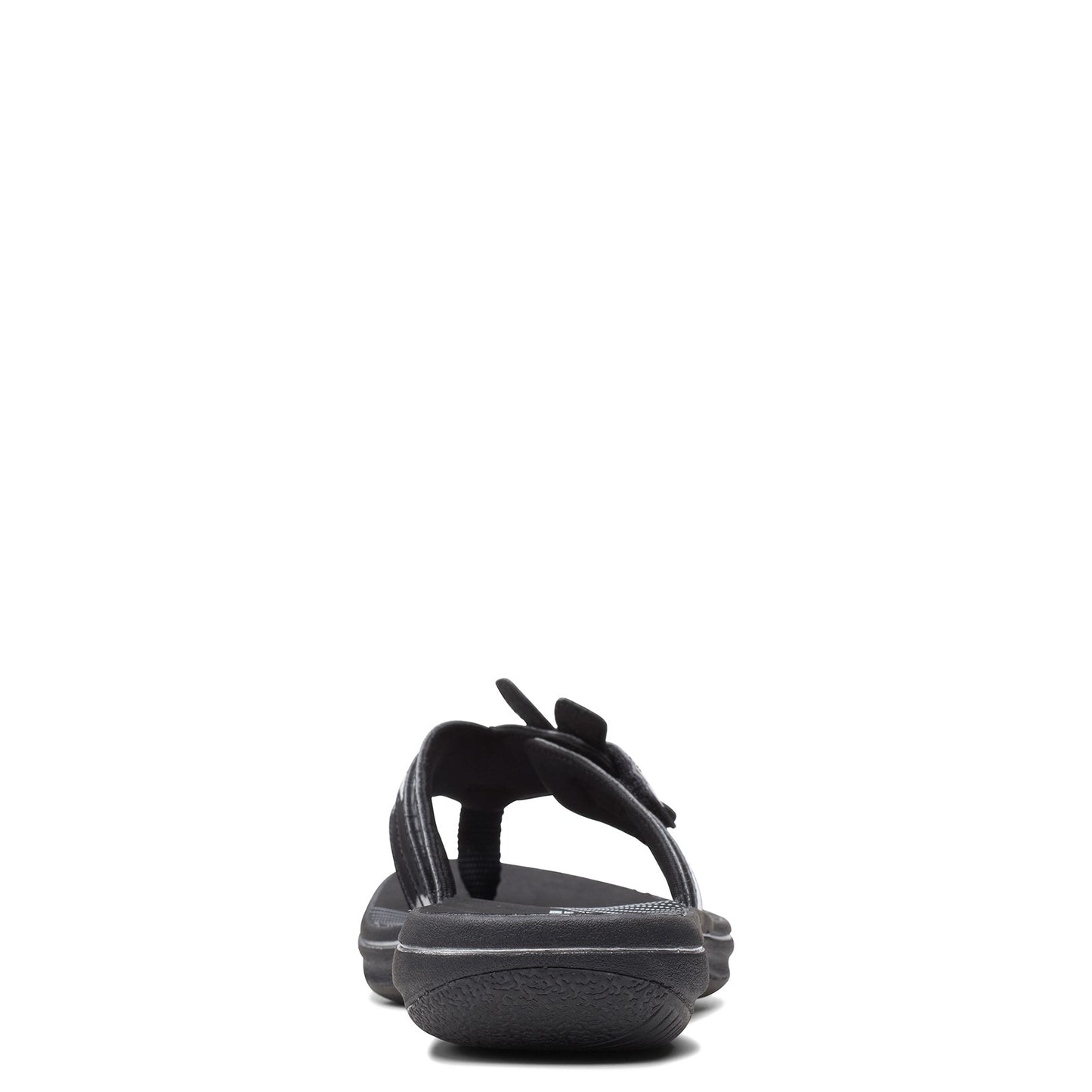 Peltz Shoes Women's Clarks Brinkley Flora Sandal BLACK PATENT 26159852