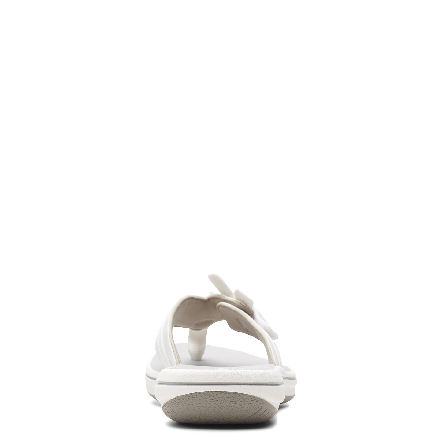 Peltz Shoes Women's Clarks Brinkley Flora Sandal WHITE 26159860