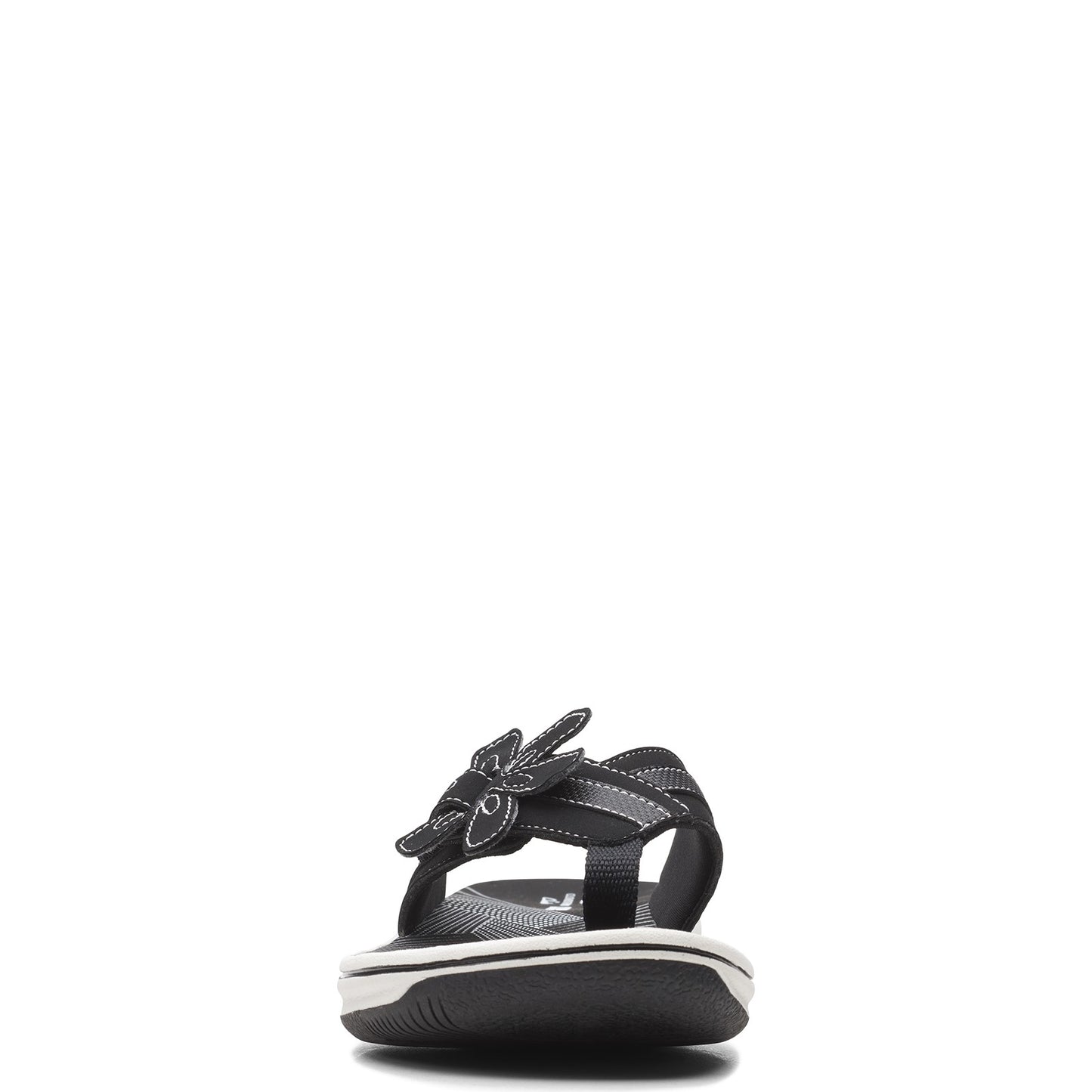 Peltz Shoes Women's Clarks Brinkley Flora Sandal BLACK 26159867