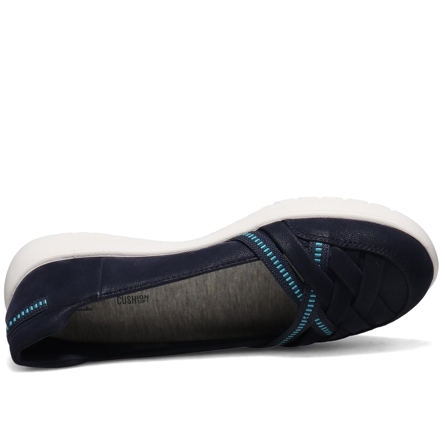 Peltz Shoes Women's Clarks Adella Poppy Slip-On NAVY 26159870