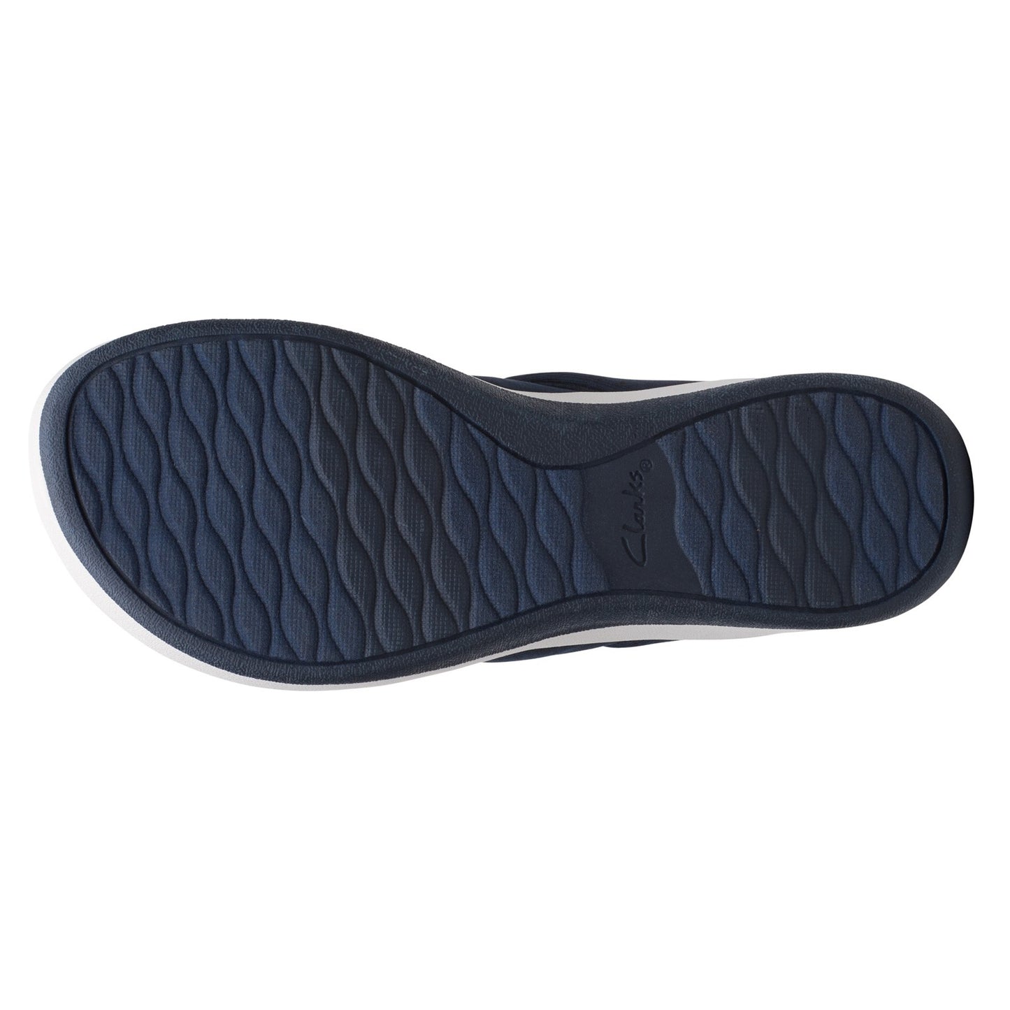 Peltz Shoes Women's Clarks Arla Kaylie Sandal NAVY 26159898