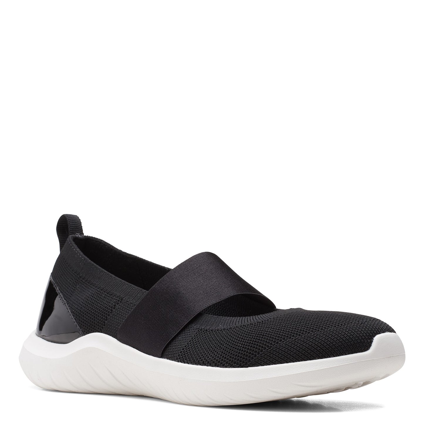 Peltz Shoes Women's Clarks Nova Sol Slip-On BLACK 26159987