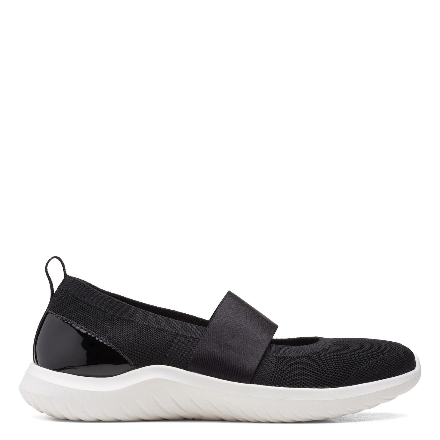 Peltz Shoes Women's Clarks Nova Sol Slip-On BLACK 26159987