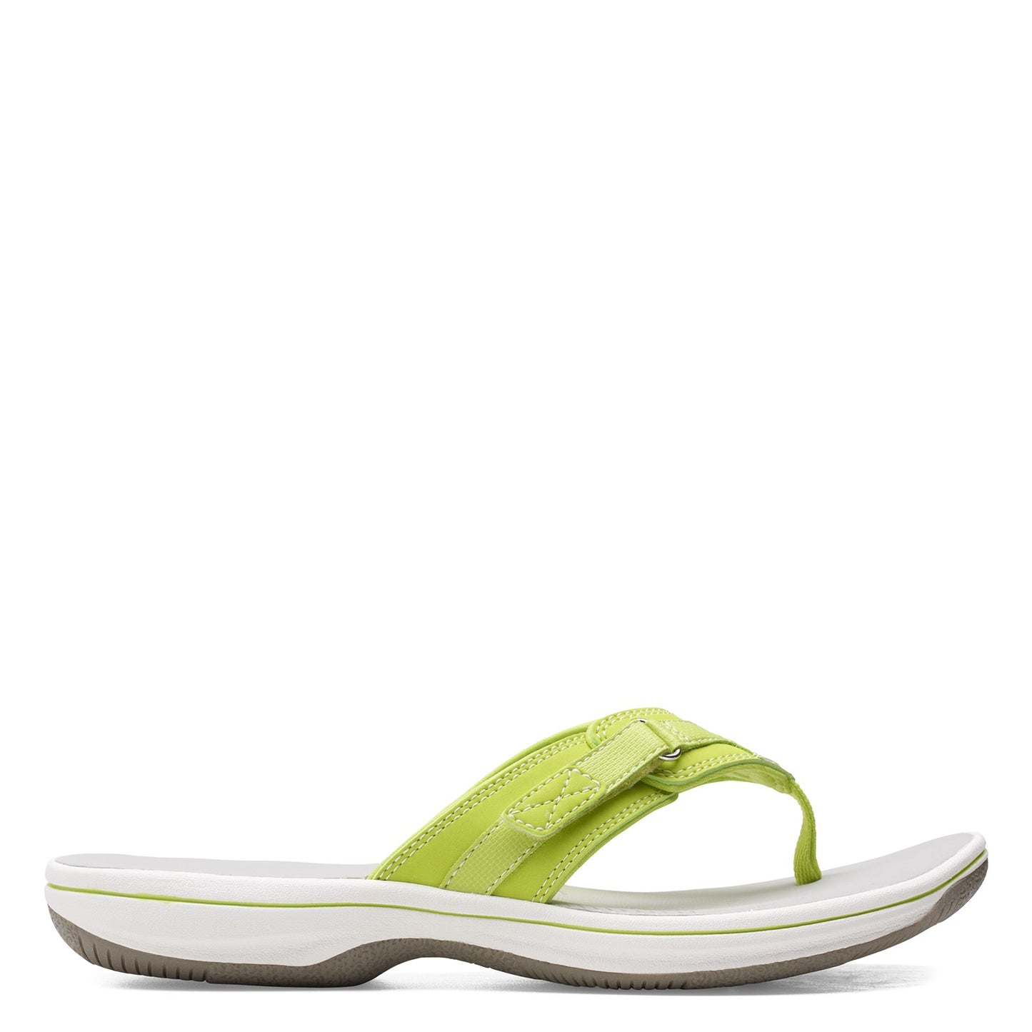 Peltz Shoes Women's Clarks Breeze Sea Sandal LIME 26160788
