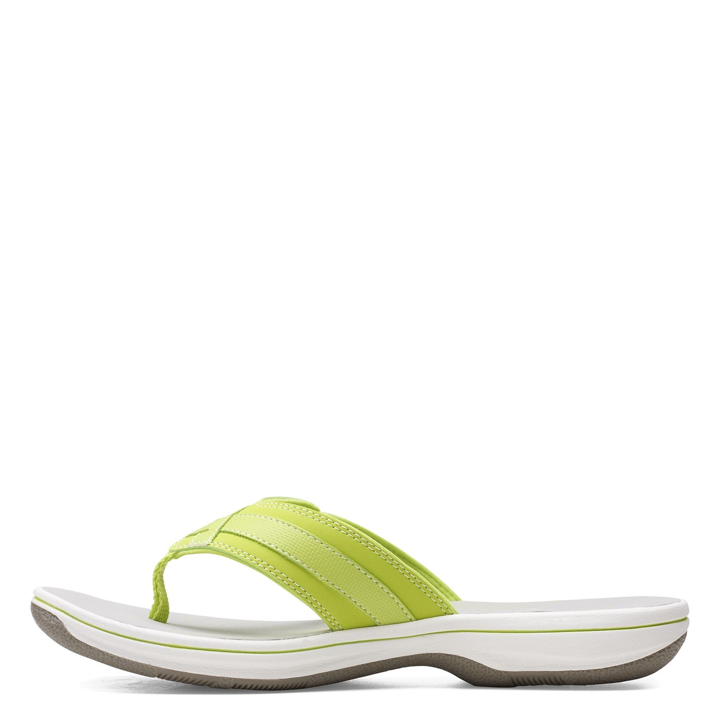 Peltz Shoes Women's Clarks Breeze Sea Sandal LIME 26160788